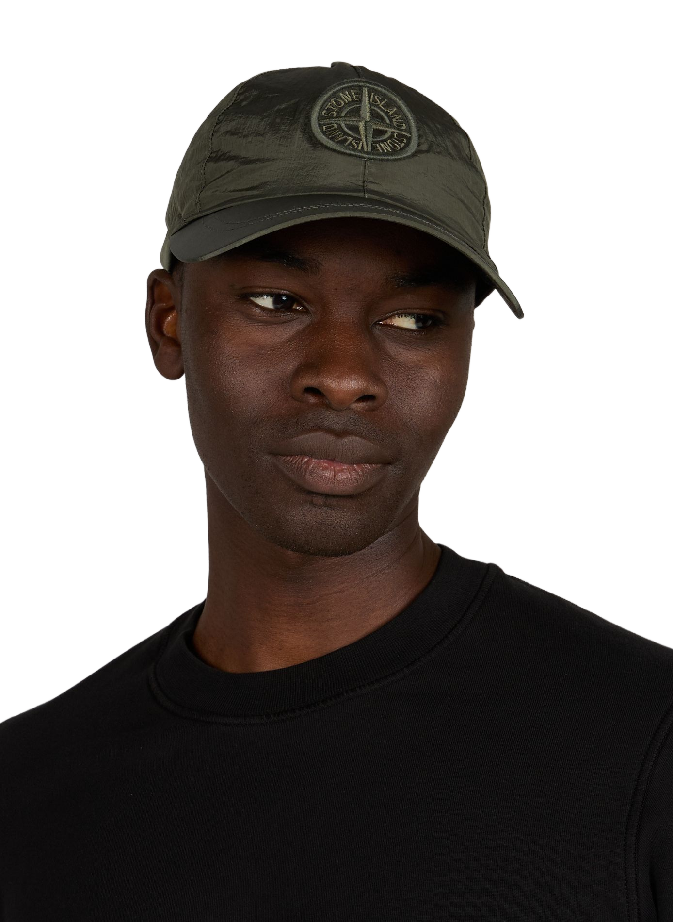 Casquette à logo brodé STONE ISLAND Marron