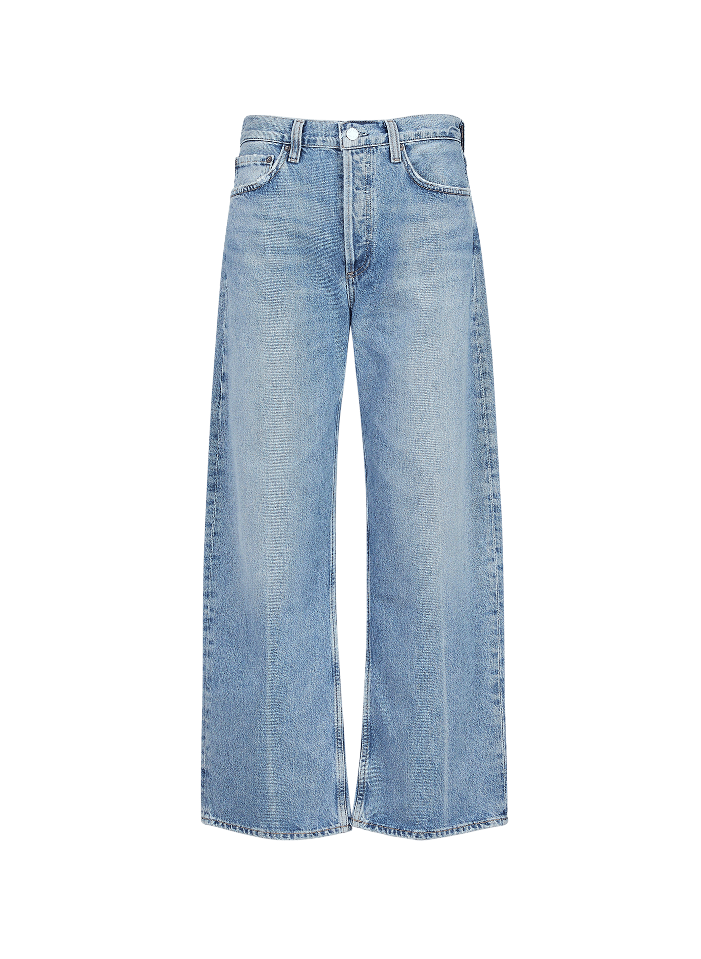 Jeans large Arc en coton AGOLDE Bleu