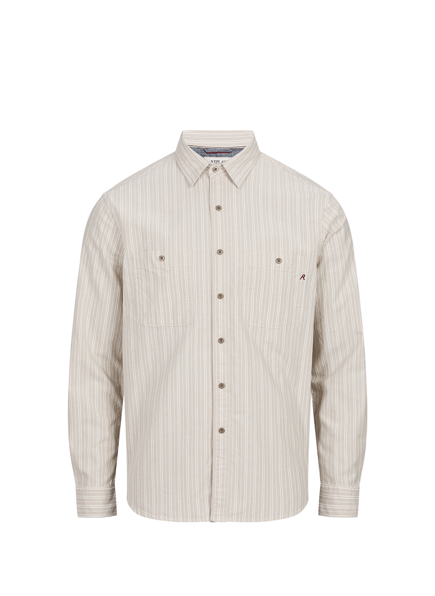 Striped shirt REPLAY Beige