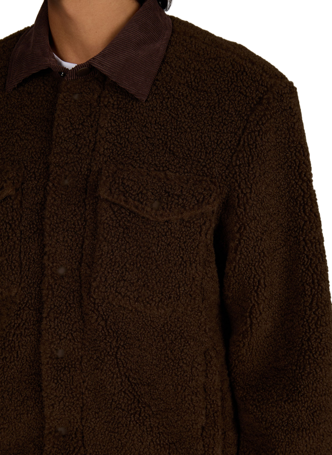Blouson Vadim droit col classique duveteux SAVE THE DUCK Marron