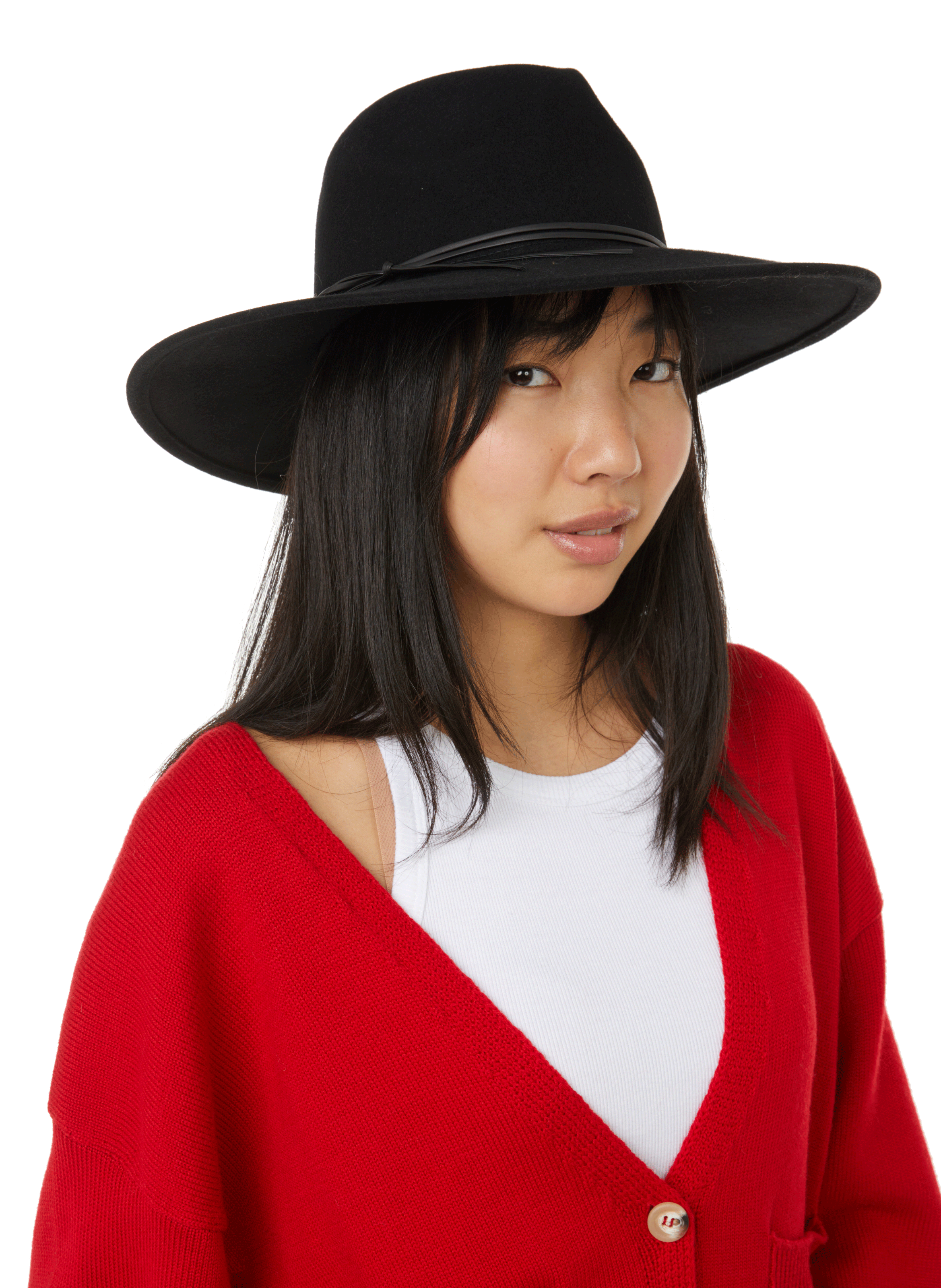 Cardigan oversize en laine SAISON 1865 Rouge
