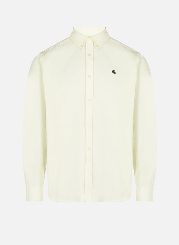 Chemise Madison Fine Cord en velours côtelé Beige by CARHARTT WIP CARHARTT WIP Chemise Madison Fine Cord en velours côtelé Beige