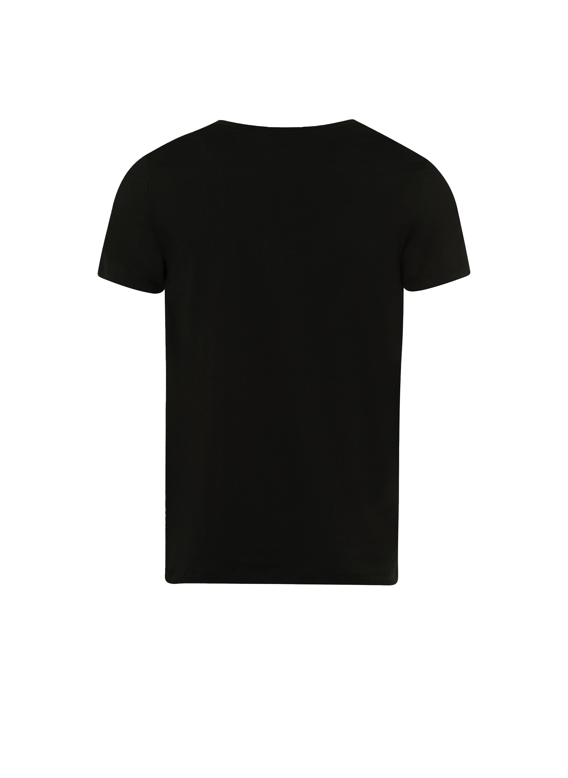 Cotton T-shirt HANRO Black