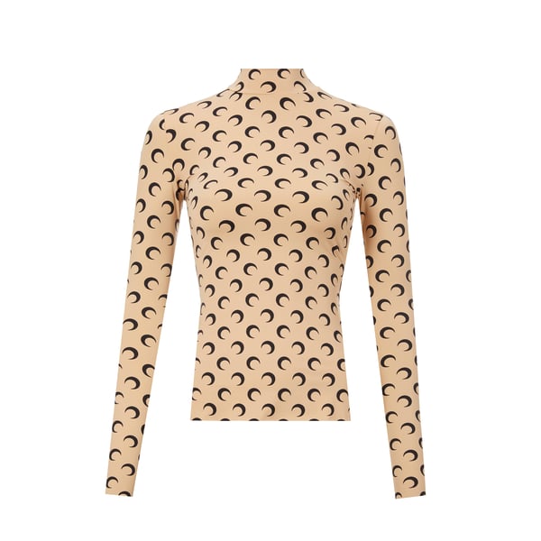 Top imprimé monogramme