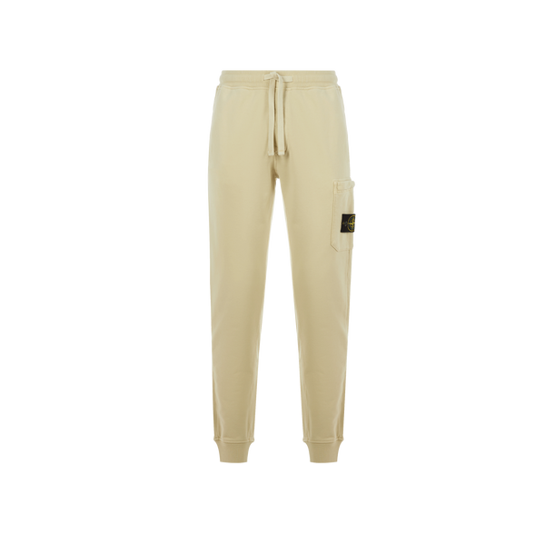 Stone Island Cotton Joggers In Neutral