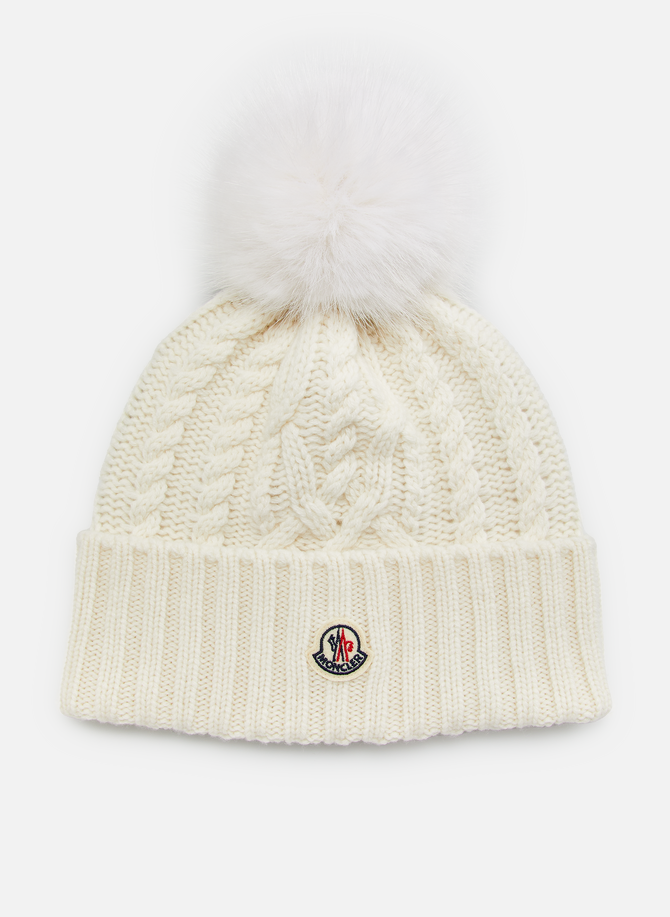 MONCLER hat with pompom