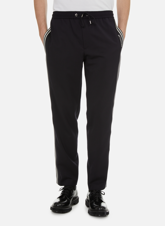 Trousers with striped details  MONCLER