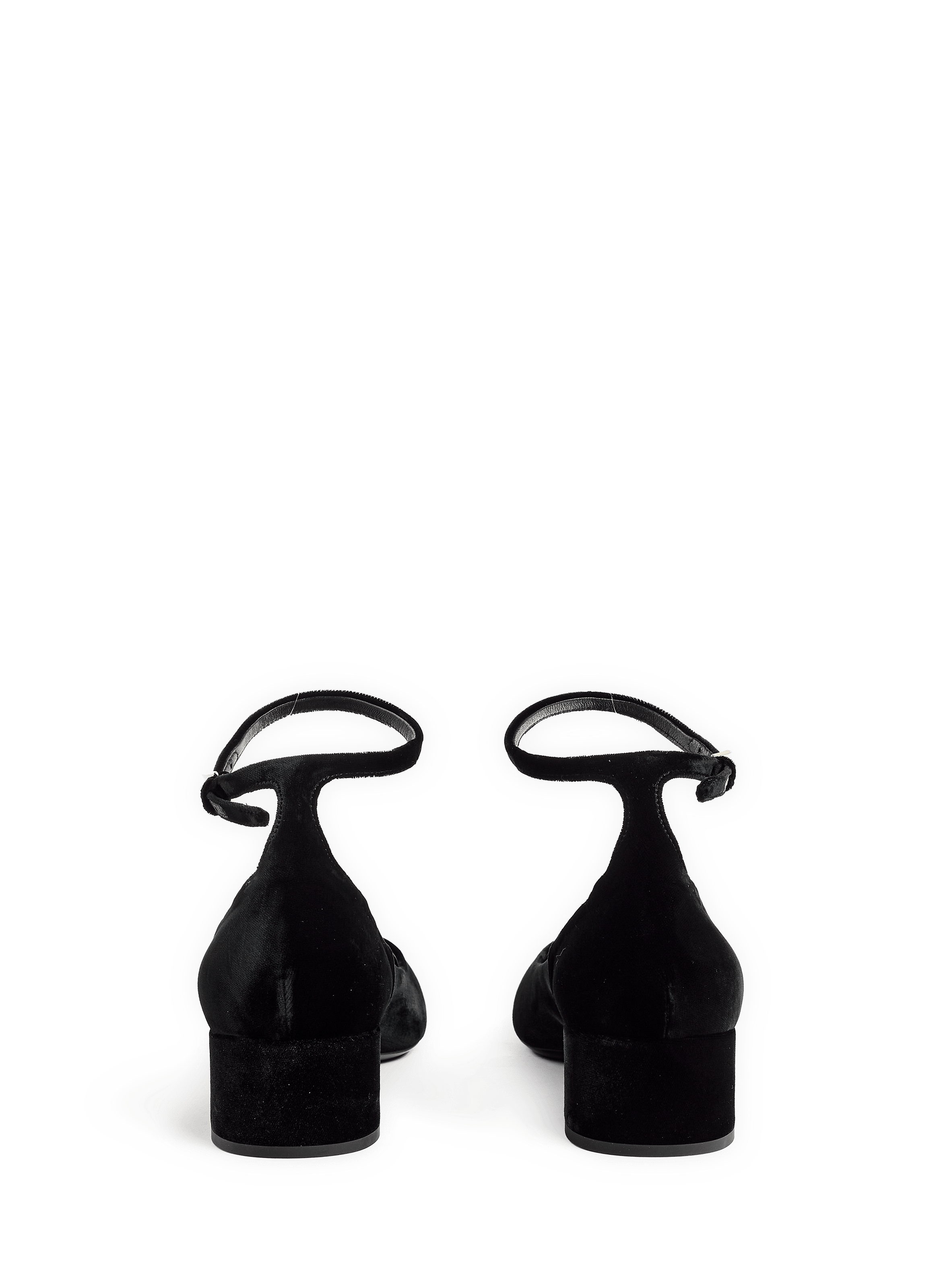 Velvet heels PRADA Black