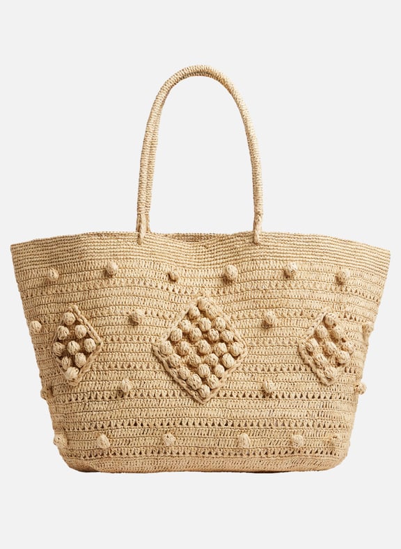 Panier en raphia - anouk Beige by GERARD DAREL GERARD DAREL Panier en raphia - anouk Beige