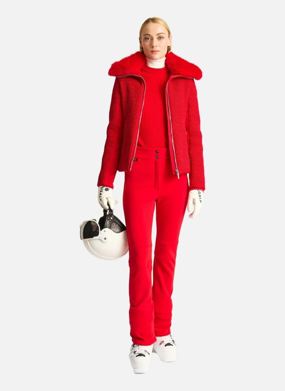 Fusalp Combinaison Ski Rouge Femme Fusalp Veste Ski Rouge Femme