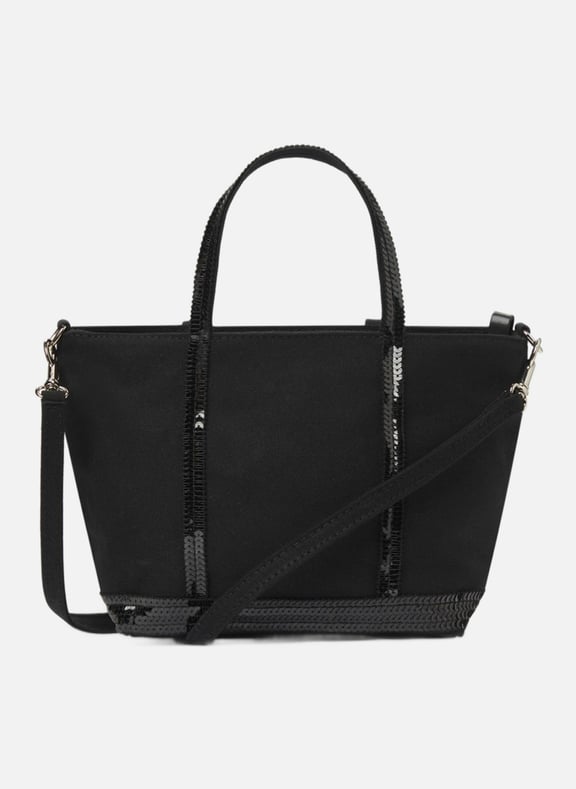 Cabas xs zippé en toile Noir by VANESSA BRUNO VANESSA BRUNO Cabas xs zippé en toile Noir