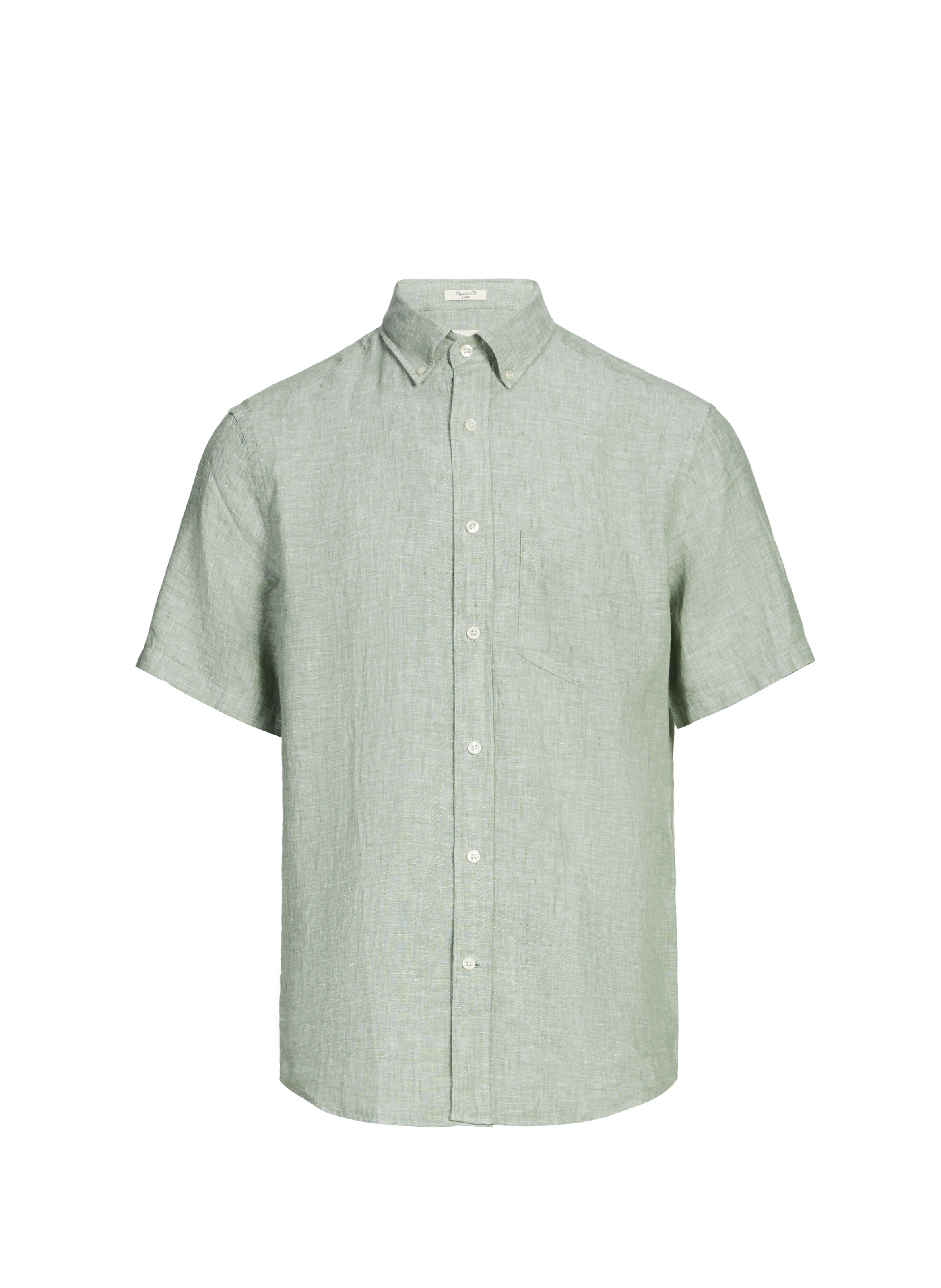 Linen shirt GANT Green
