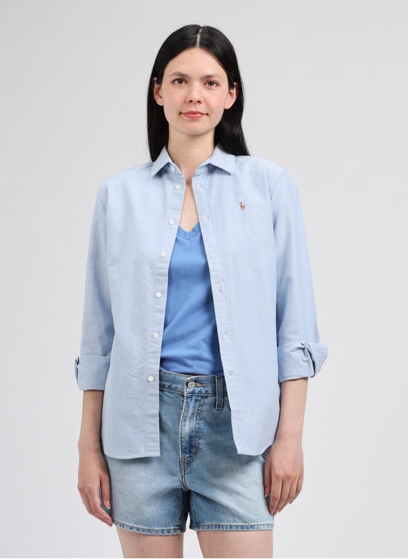 Chemise en coton Bleu by POLO RALPH LAUREN POLO RALPH LAUREN Chemise en coton Bleu