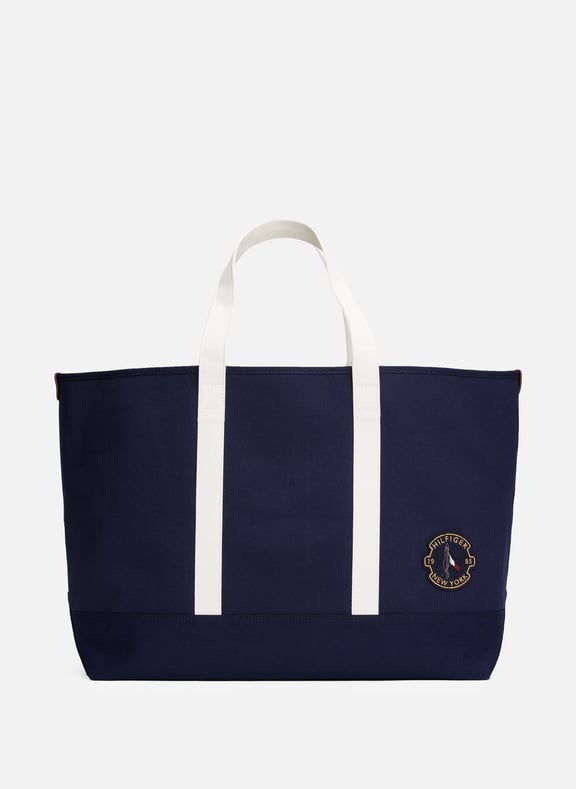 Beach tote bag Blue by TOMMY HILFIGER TOMMY HILFIGER Beach tote bag Blue