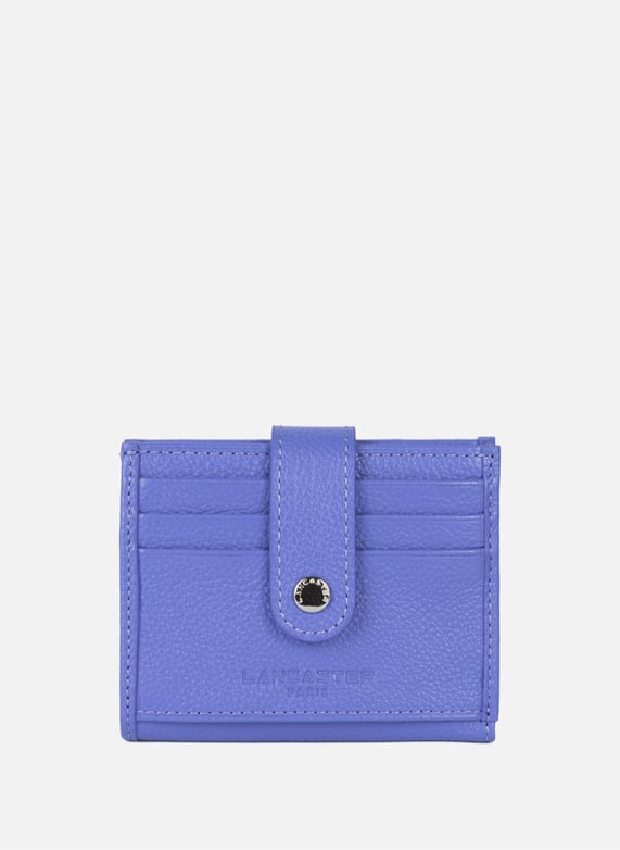 Porte-cartes - foulonné pm | Bleu by LANCASTER Porte-cartes - foulonné pm Bleu