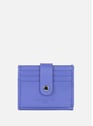Porte-cartes - foulonné pm | Bleu by LANCASTER LANCASTER Porte-cartes - foulonné pm | Bleu