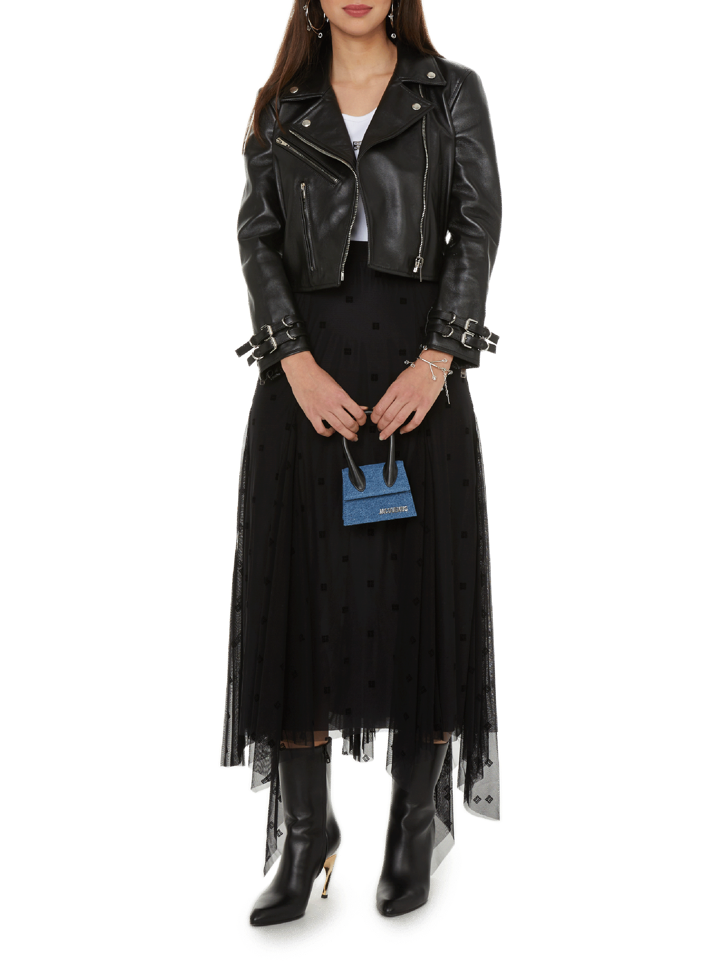 Veste en cuir  GIVENCHY Noir