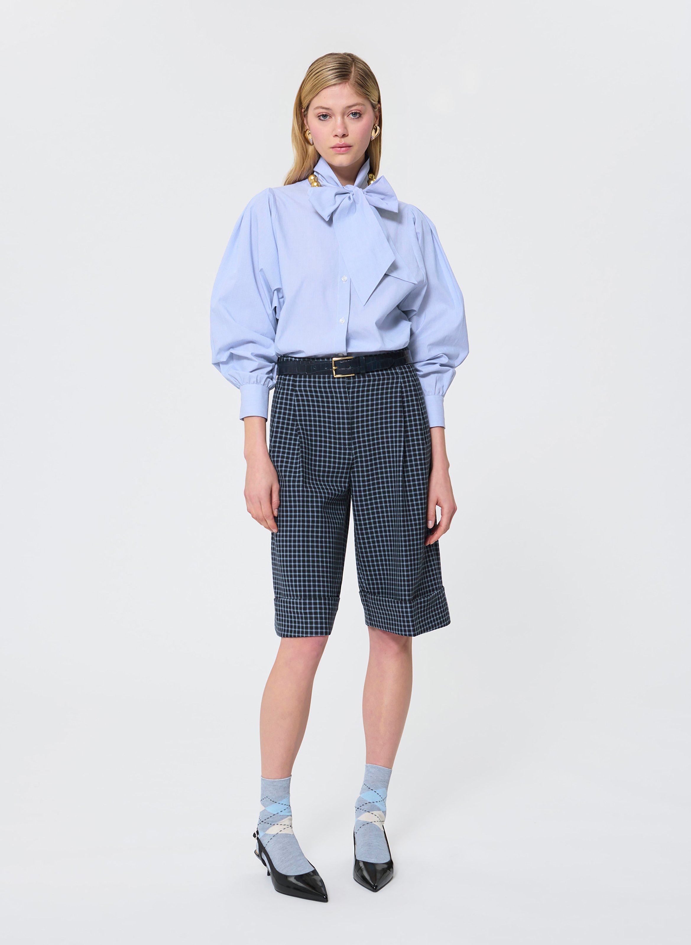 Short scott TARA JARMON Bleu