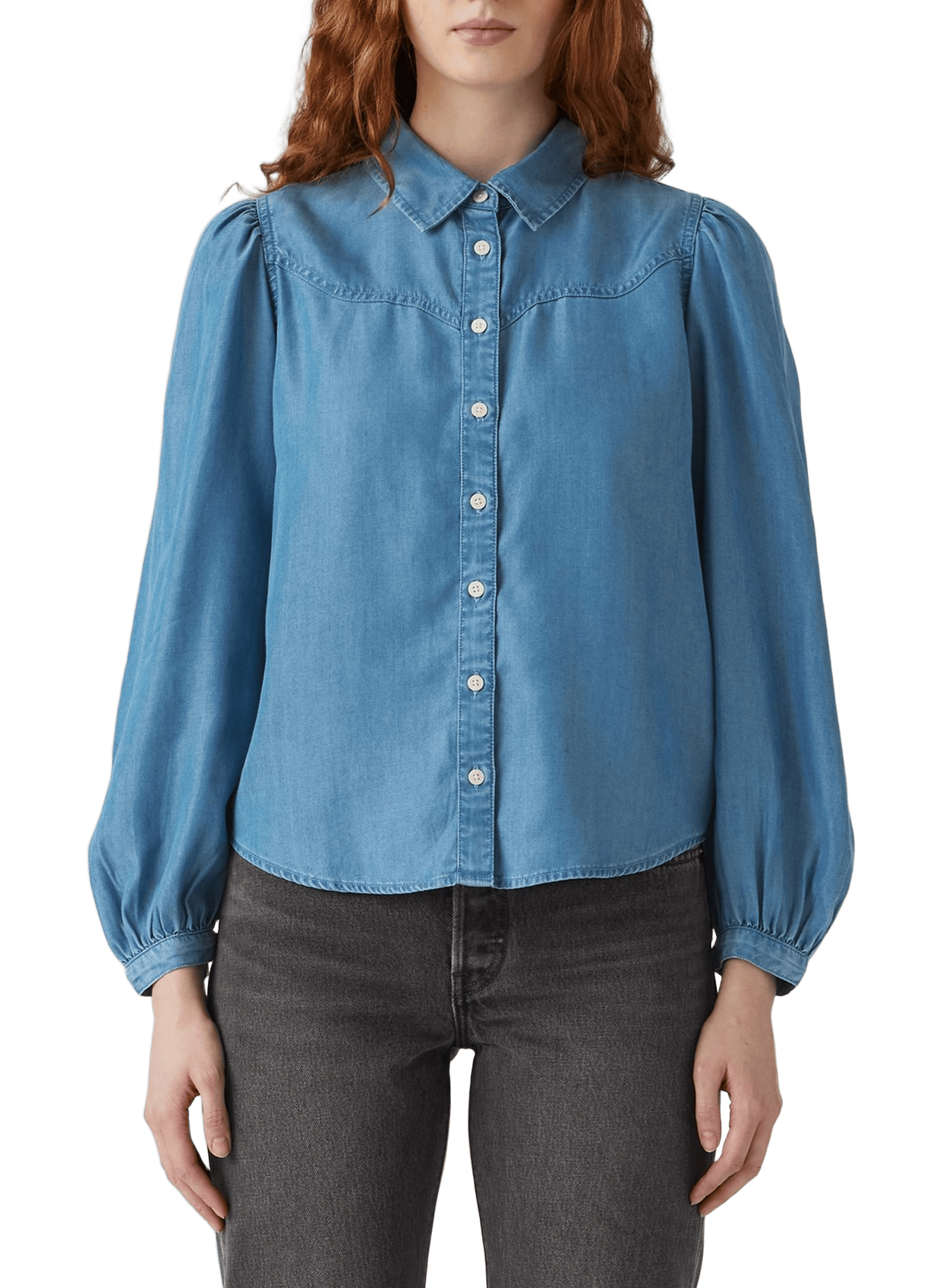 LEVI'S Cotton shirt Blue