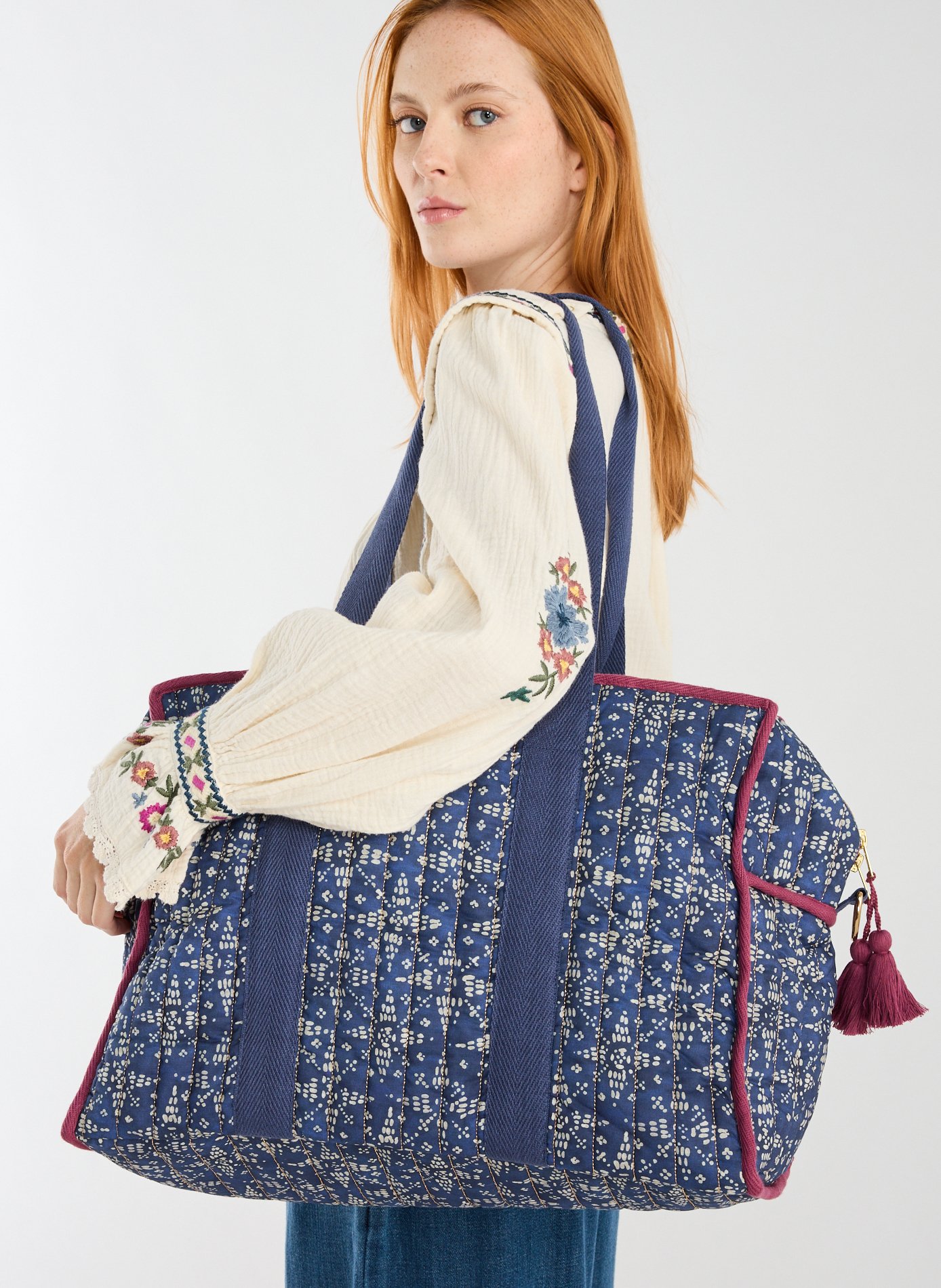 Sac week end Lilio 36h LOUISE MISHA Bleu