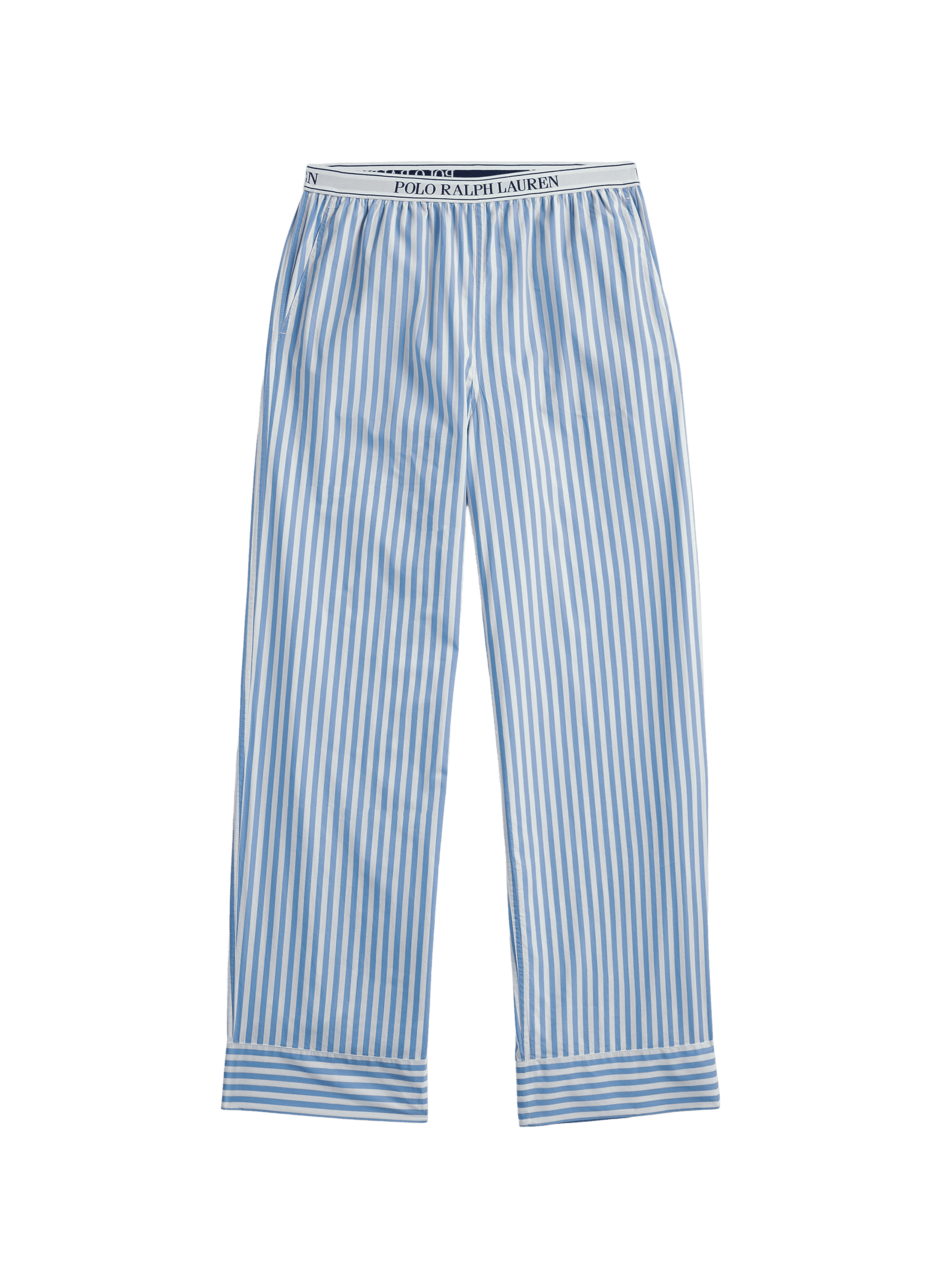 Pantalon de pyjama rayé en coton POLO RALPH LAUREN Bleu