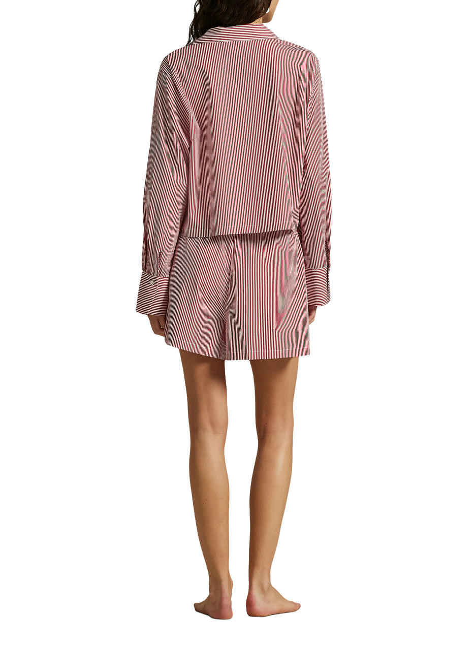 Ensemble de pyjama à rayures en coton POLO RALPH LAUREN Rouge