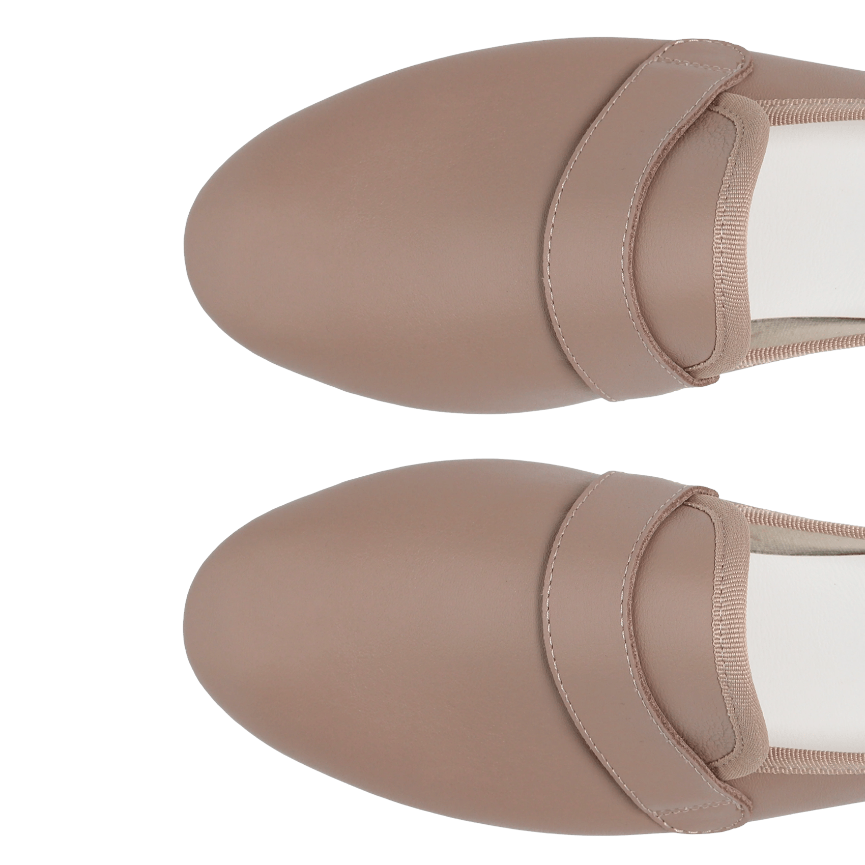 Ballerines en cuir michael REPETTO Beige