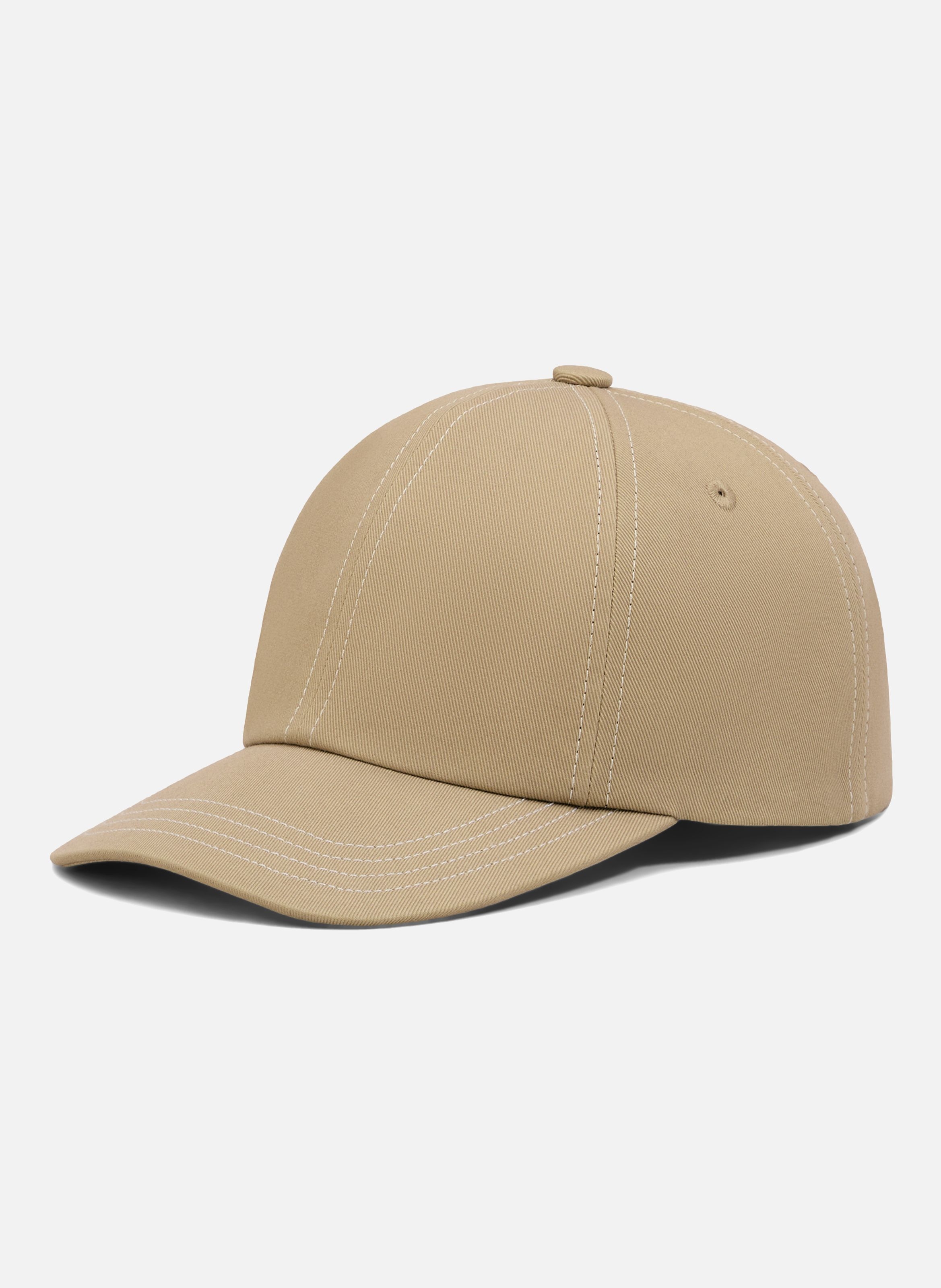 Casquette ami de coeur arrière unisexe en coton AMI PARIS Beige