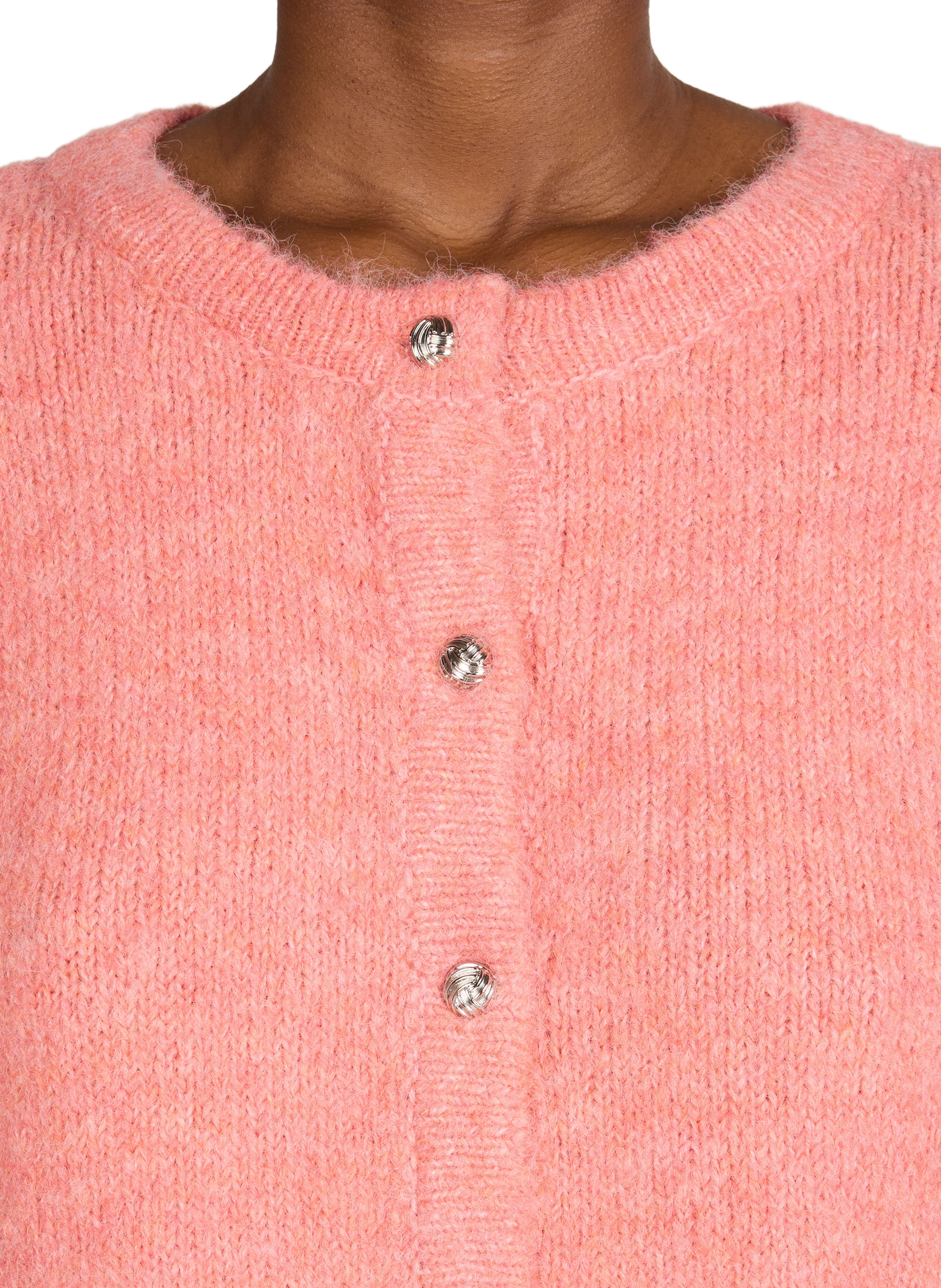 Cardigan knit Objsaggia OBJECT Pink