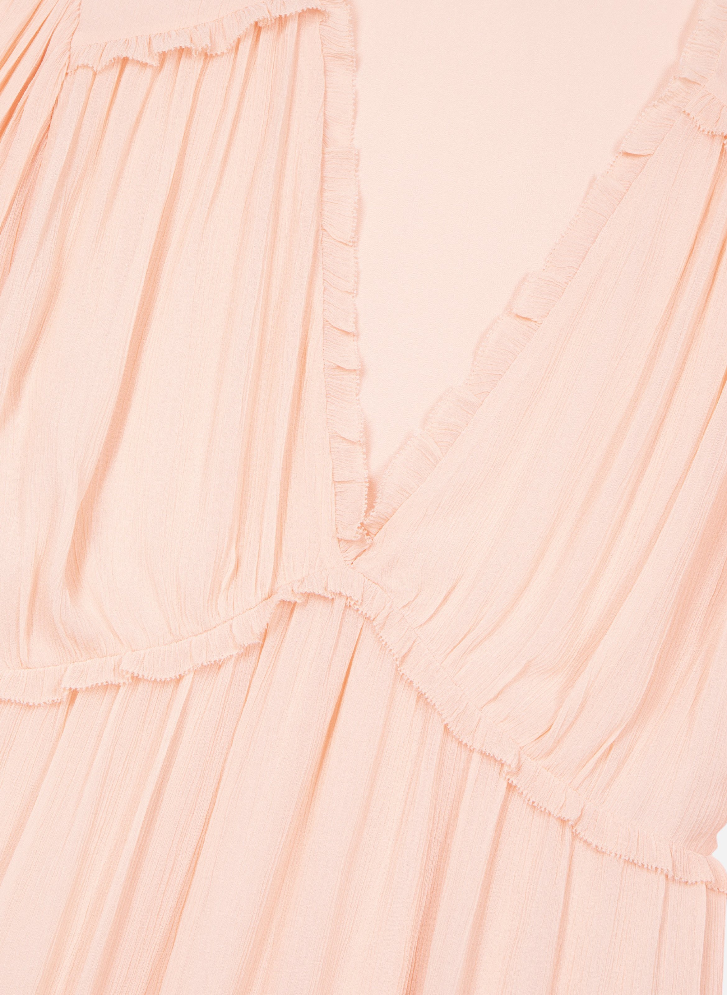 Robe courte volantée THE KOOPLES Beige