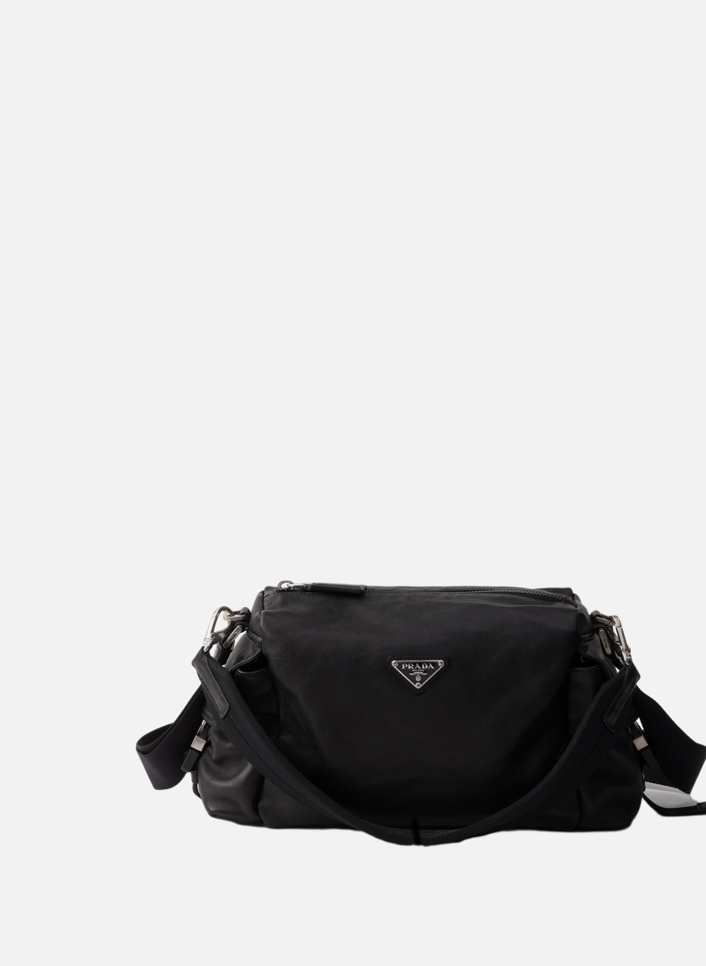 Sac en cuir prada explore PRADA Noir