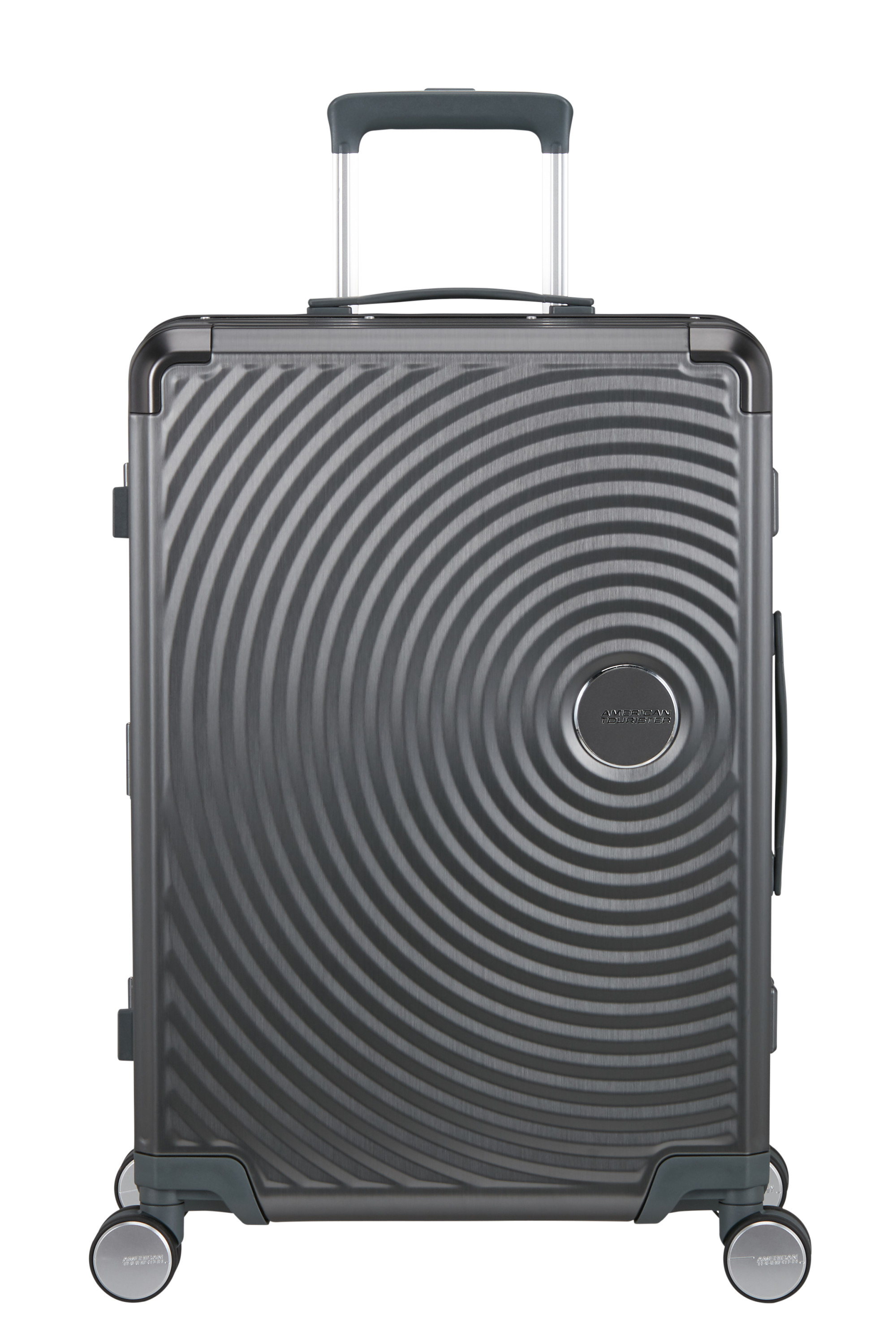Soundbox alu valise 4 roues taille m AMERICAN TOURISTER Gris
