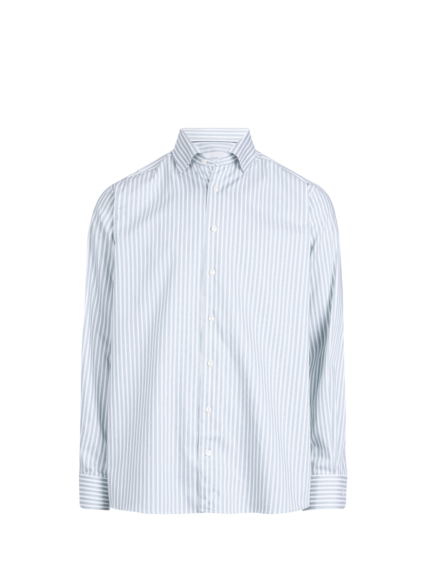 Straight striped cotton shirt ETON Khaki