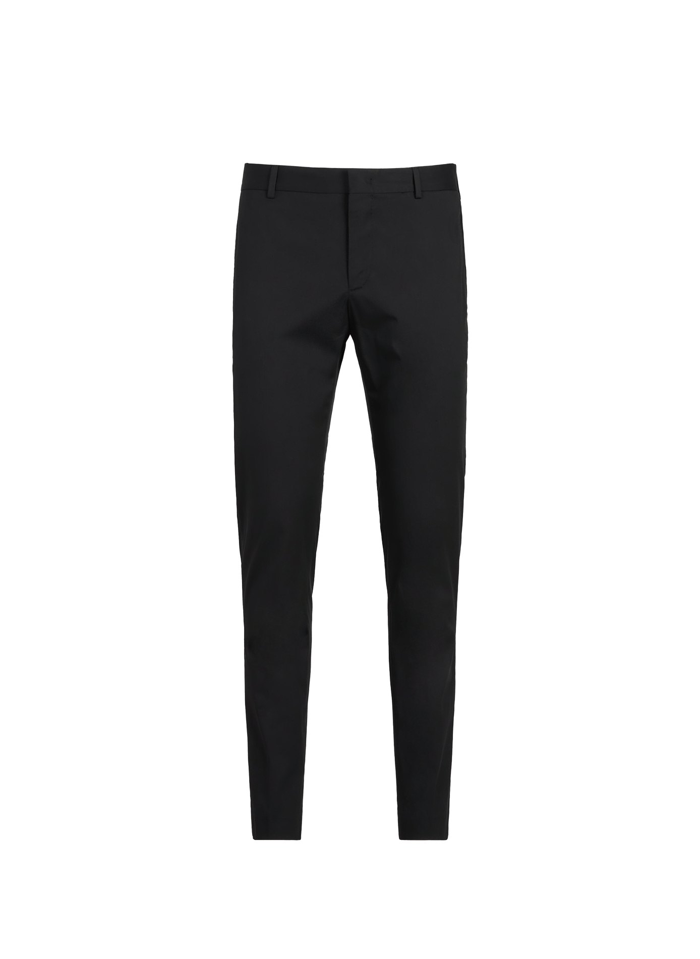 Pantalon uni en coton mélangé PT01 Noir