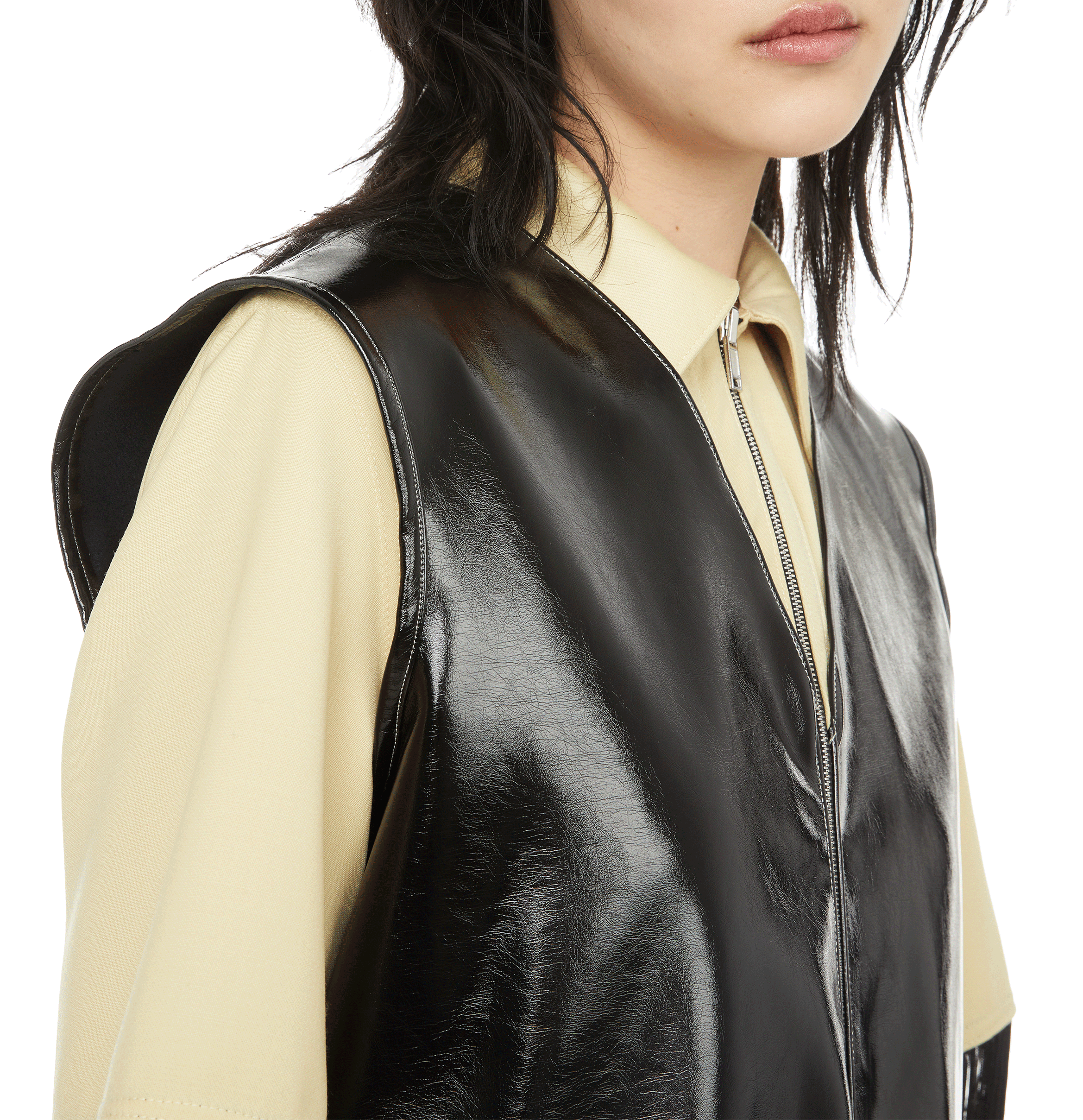 Reversible wool dress VICTORIA/TOMAS Beige