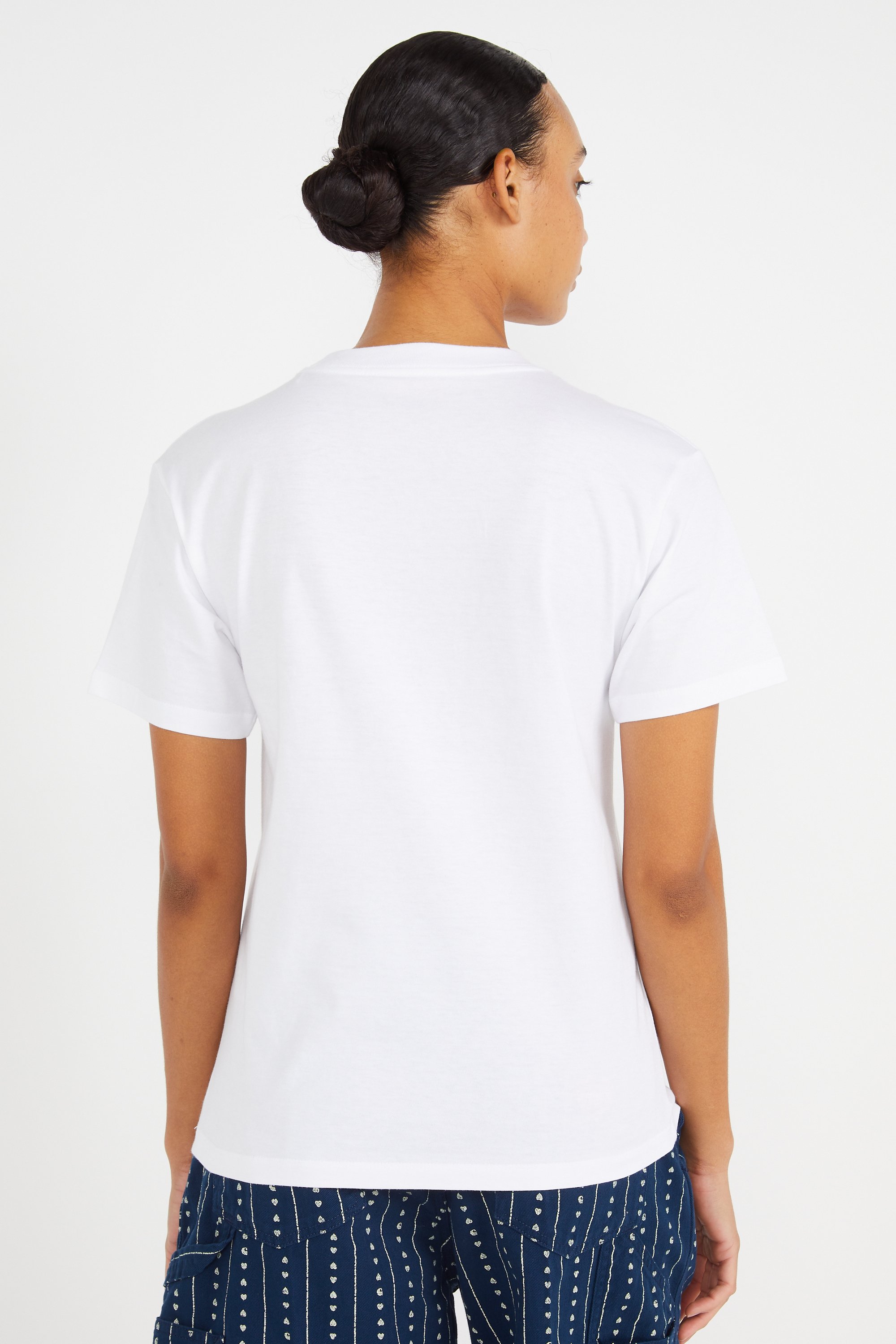 T-shirt w' s/s pocket heart t-shirt CARHARTT WIP Blanc