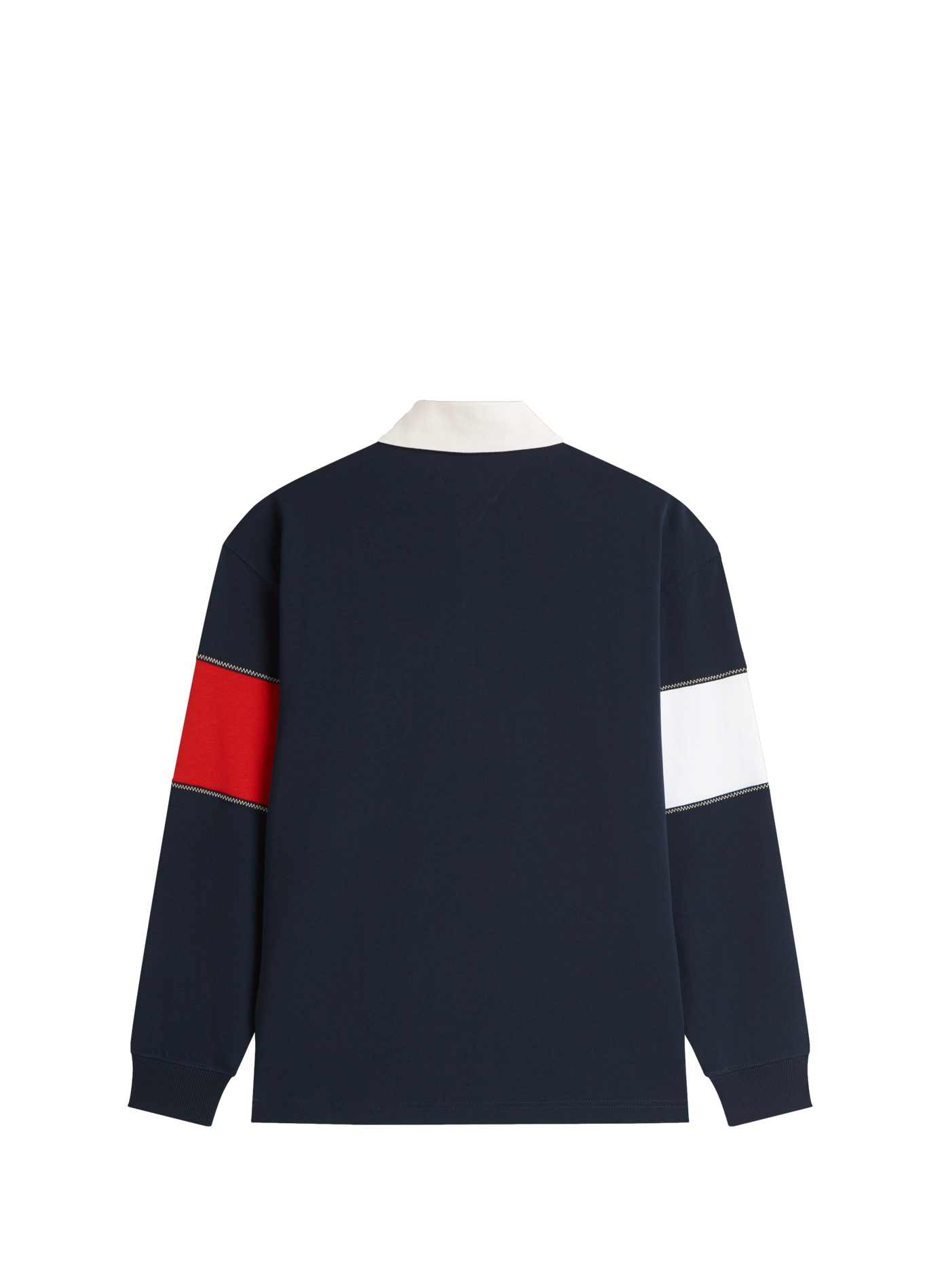 Polo de manga larga de algodón TOMMY HILFIGER Azul
