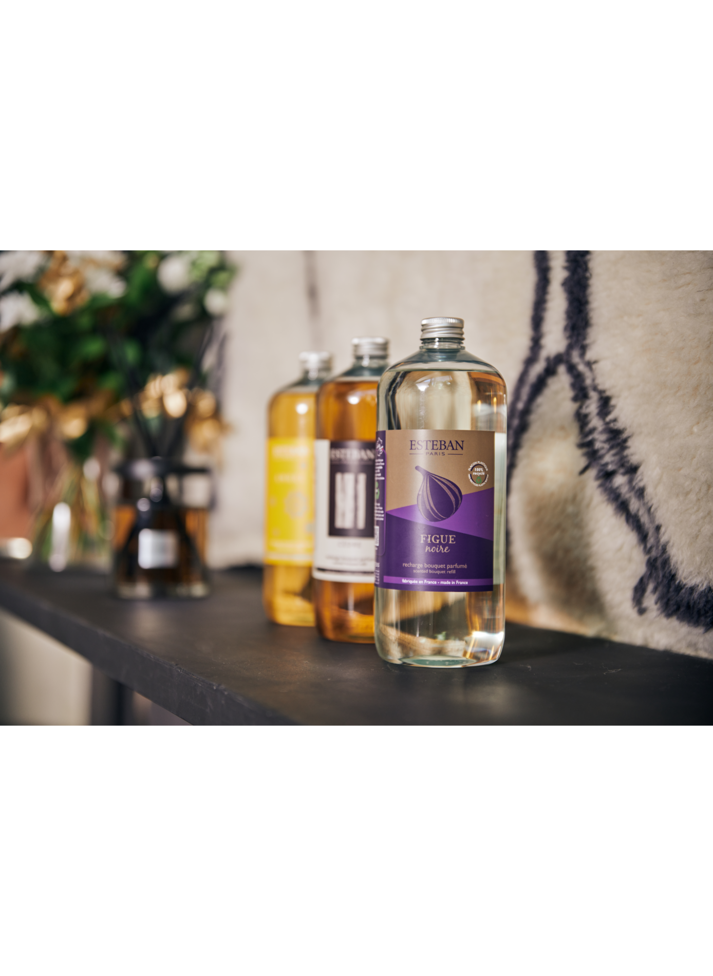 Refill for Figuier Garrigue Fragrance Bouquet 1L ESTEBAN Purple