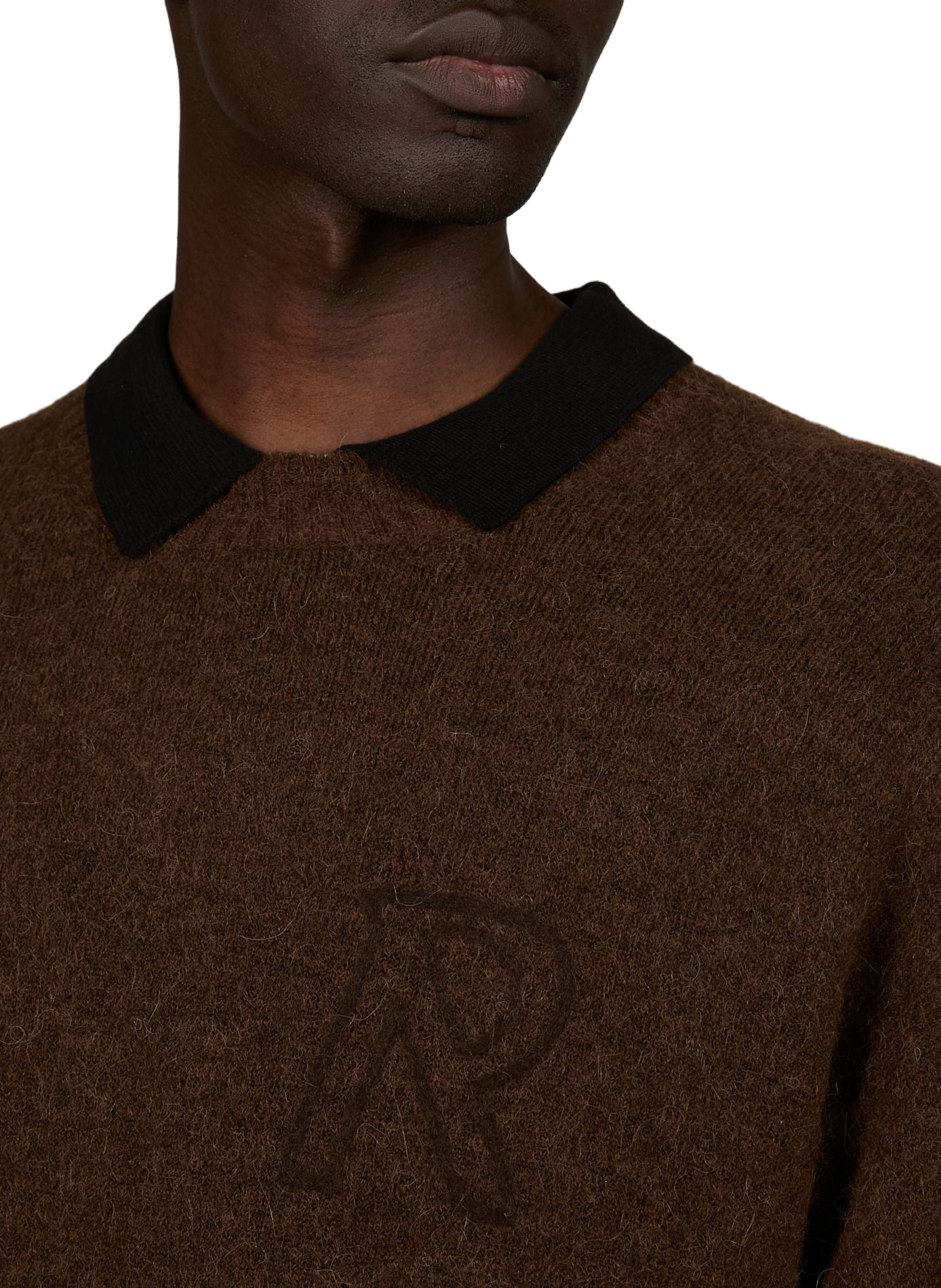Rundhalsausschnitt-Pullover REPRESENT Braun