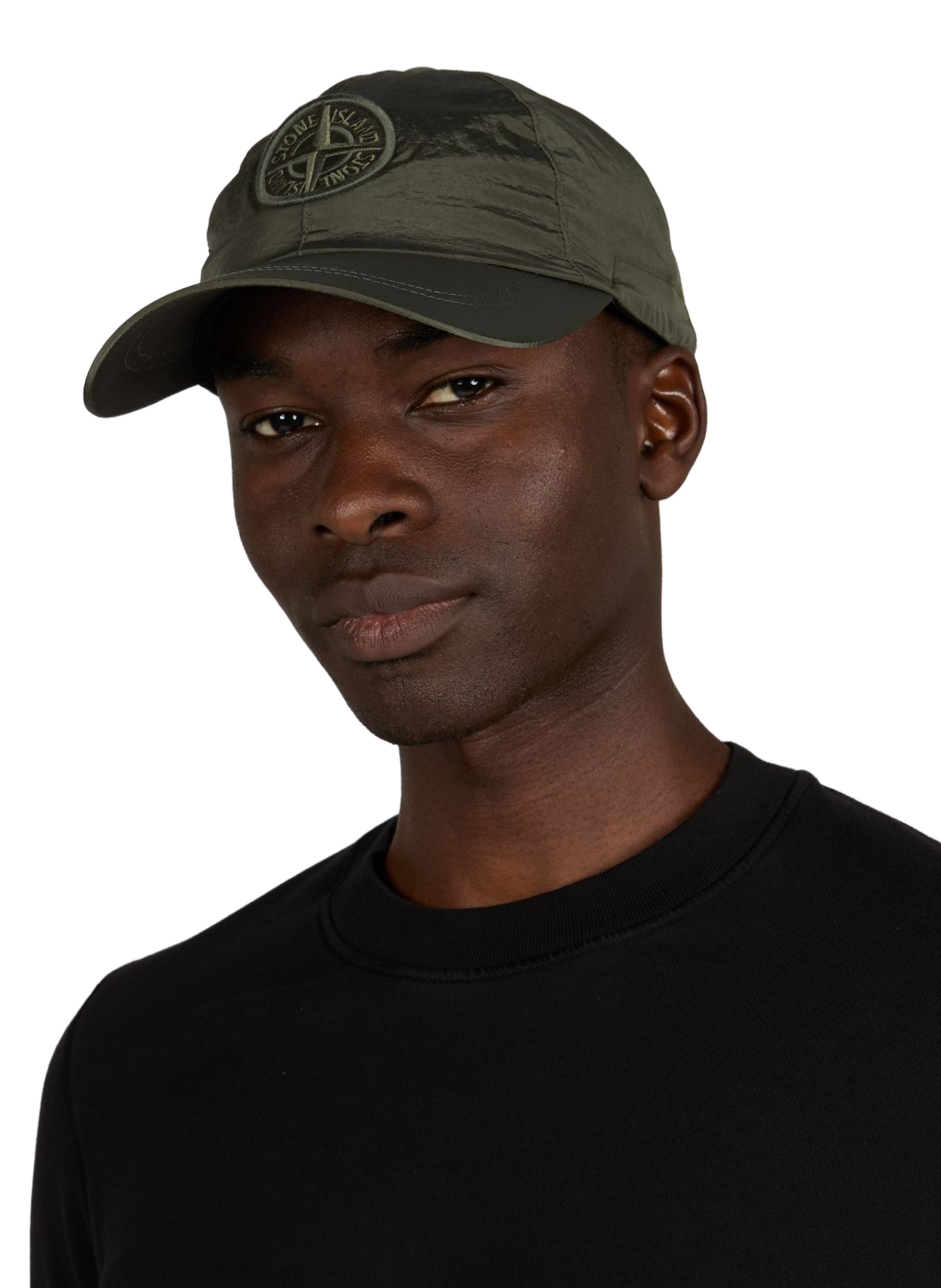 Casquette à logo brodé STONE ISLAND Marron