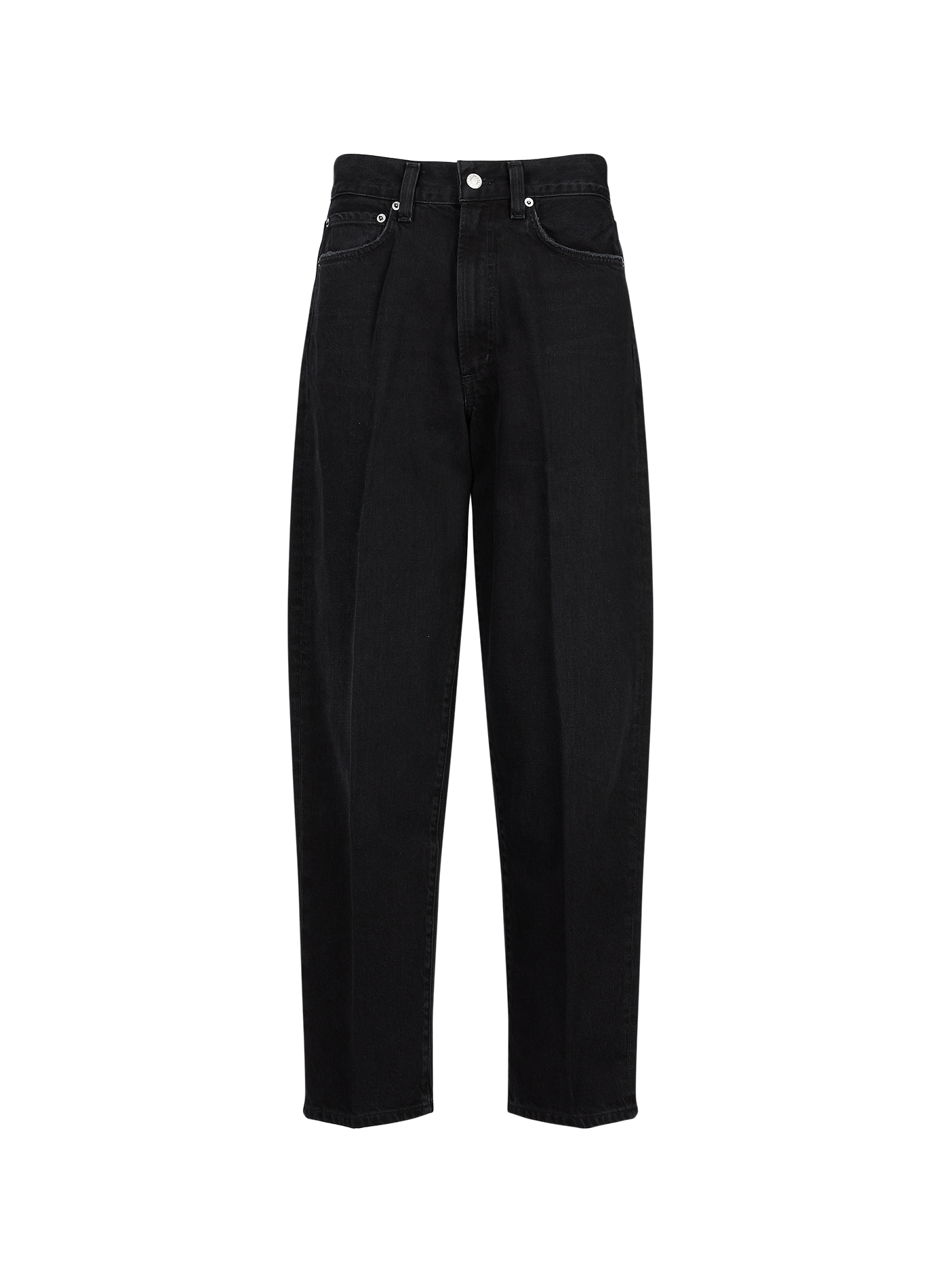 Jeans large 80'S en coton AGOLDE Noir