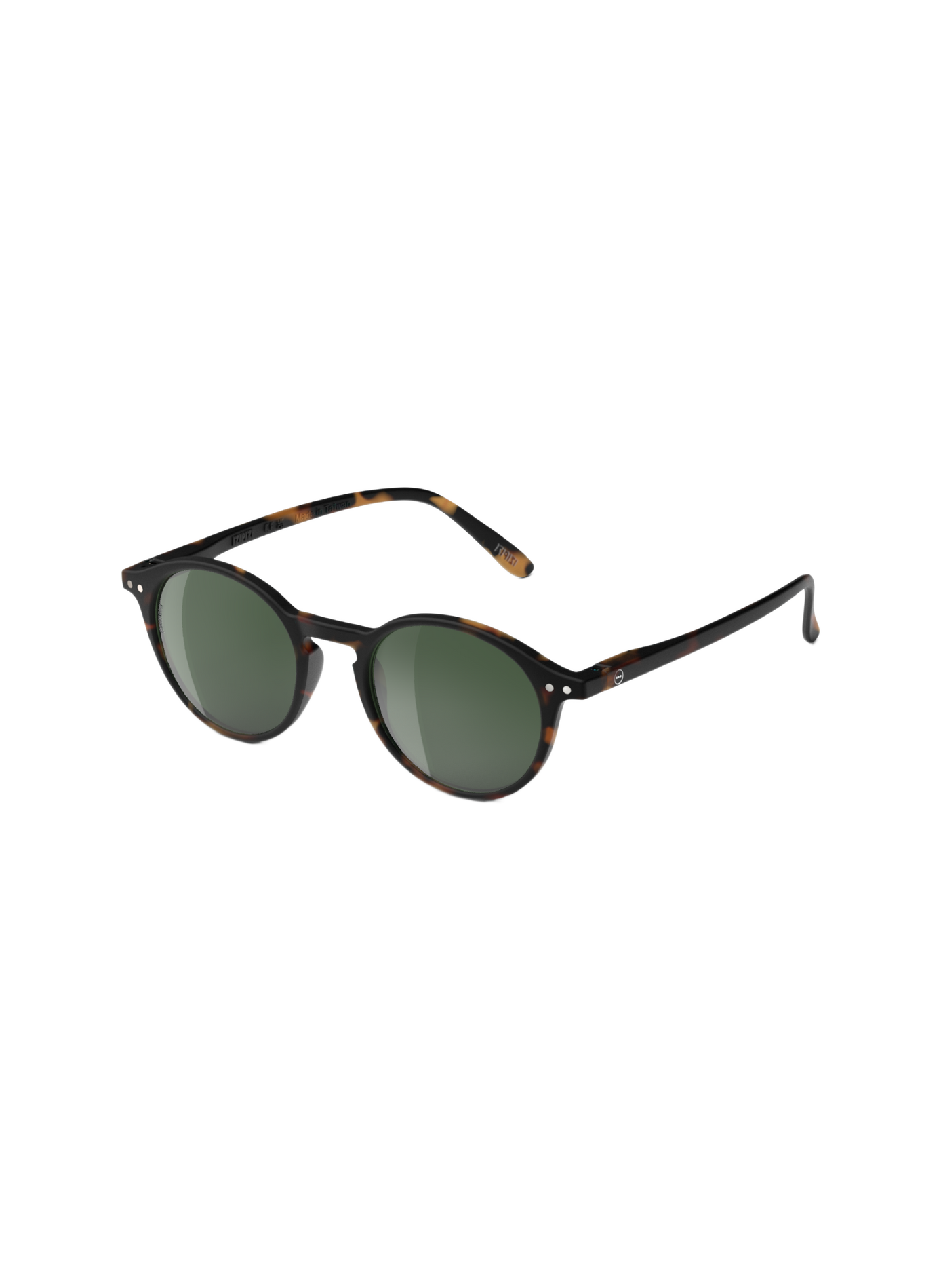 Round tie-dye sunglasses IZIPIZI Brown