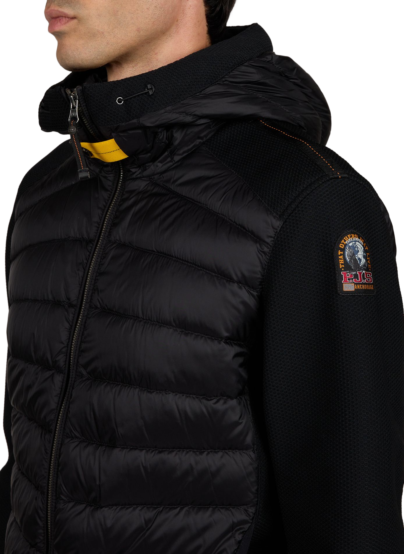 Jacke aus zweifarbigem Material PARAJUMPERS Schwarz