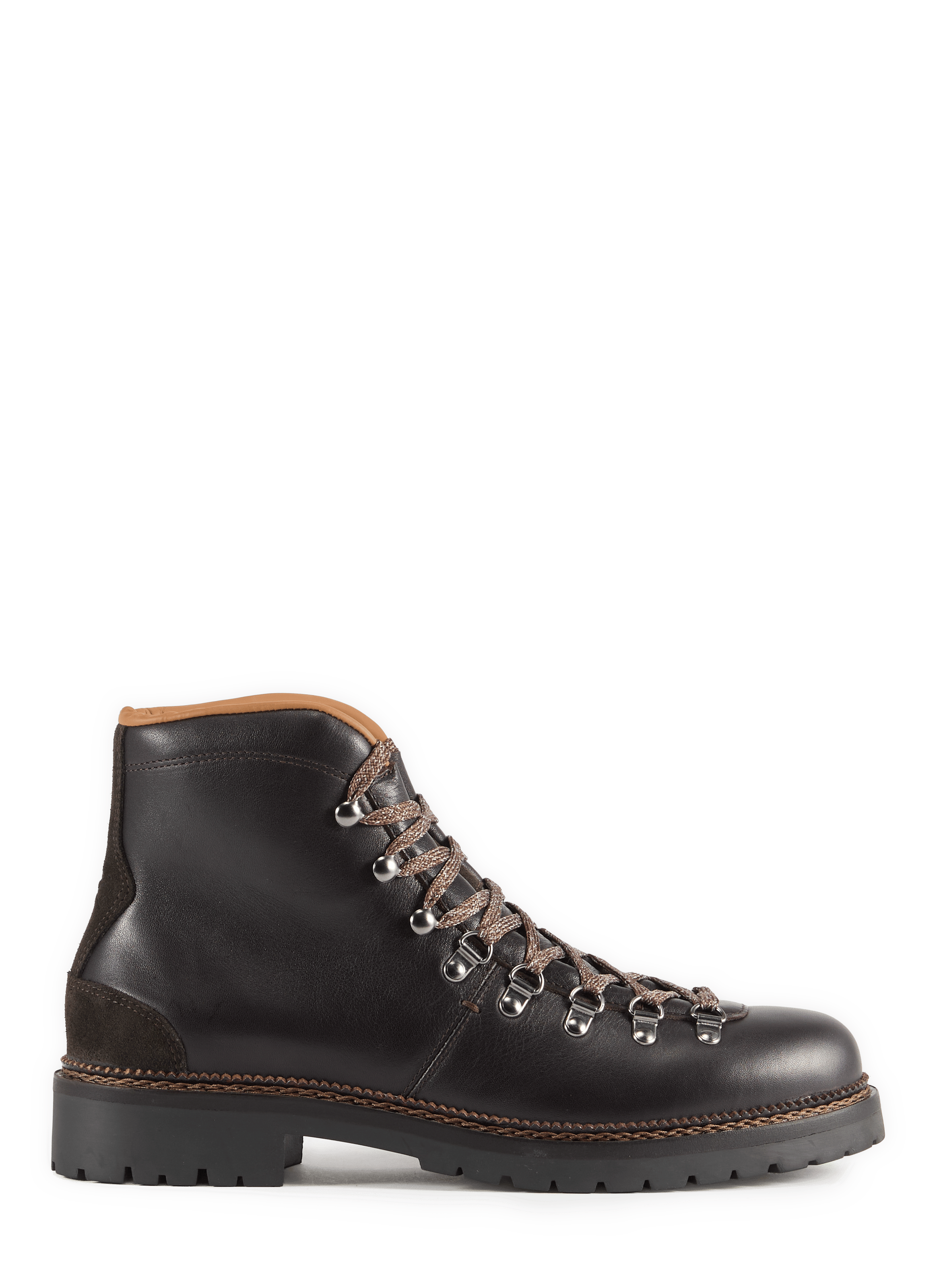 Verbier Hiker leather ankle boots HACKETT Brown