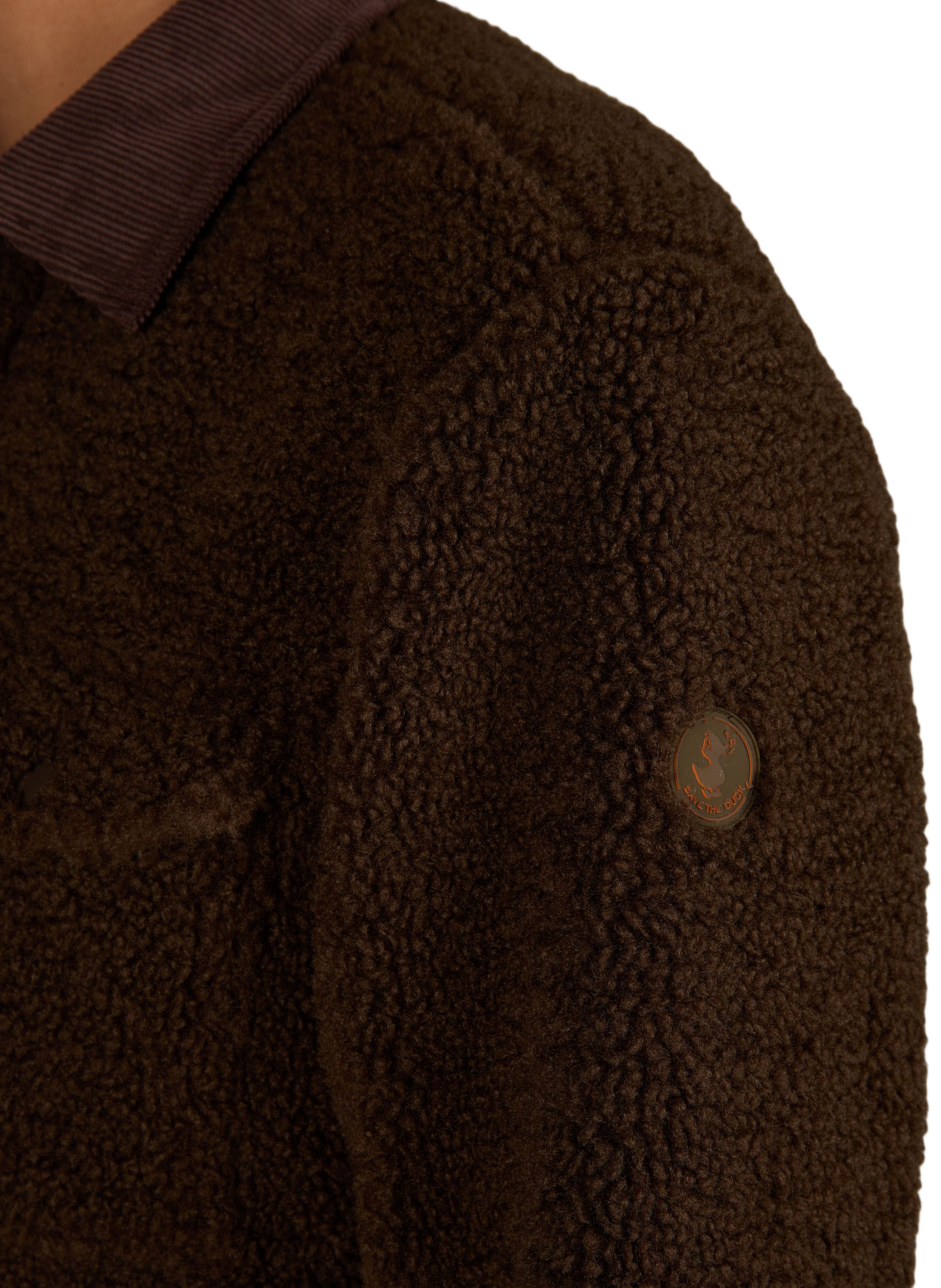Blouson Vadim droit col classique duveteux SAVE THE DUCK Marron