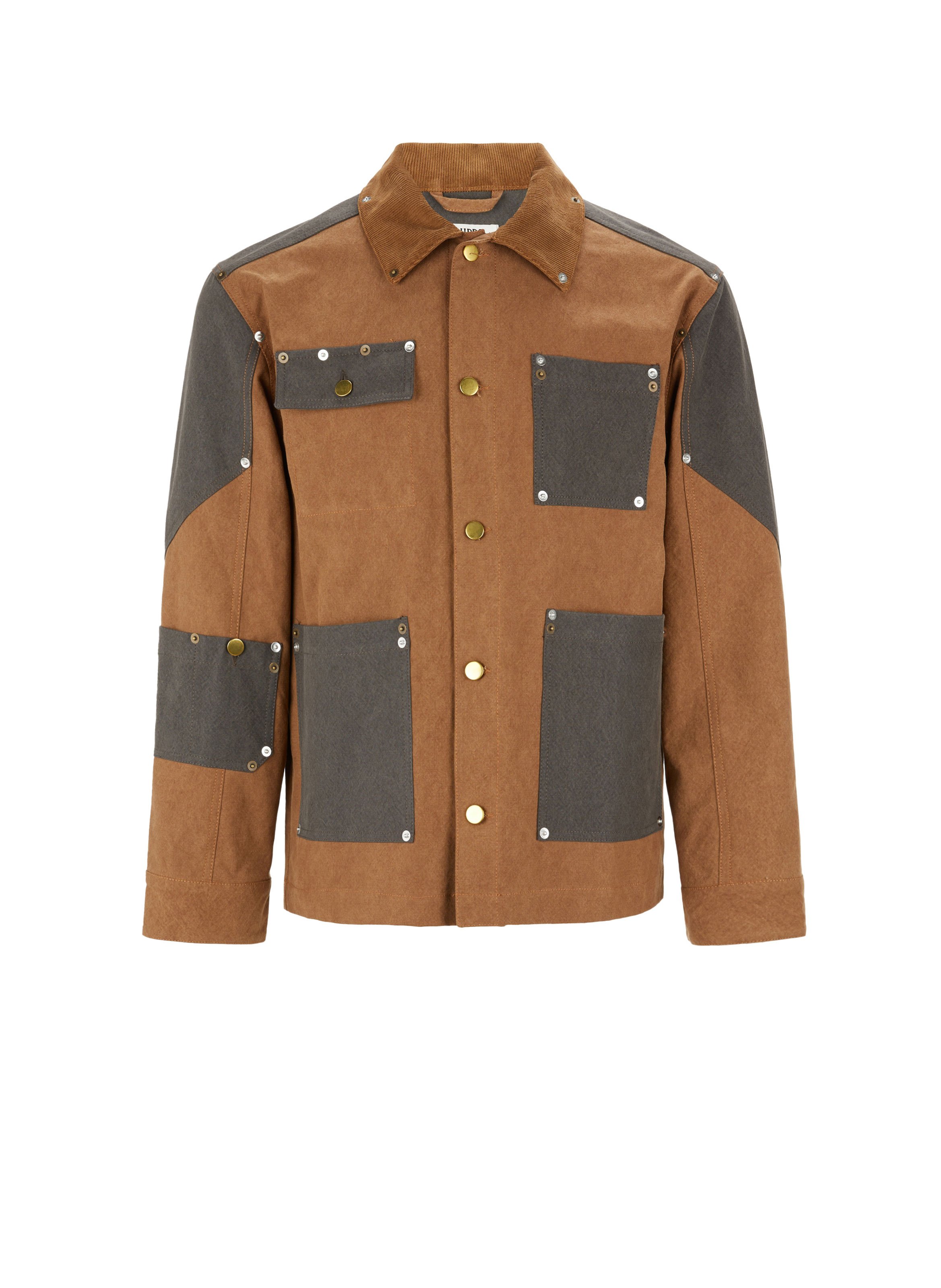 Chemise bicolore en coton