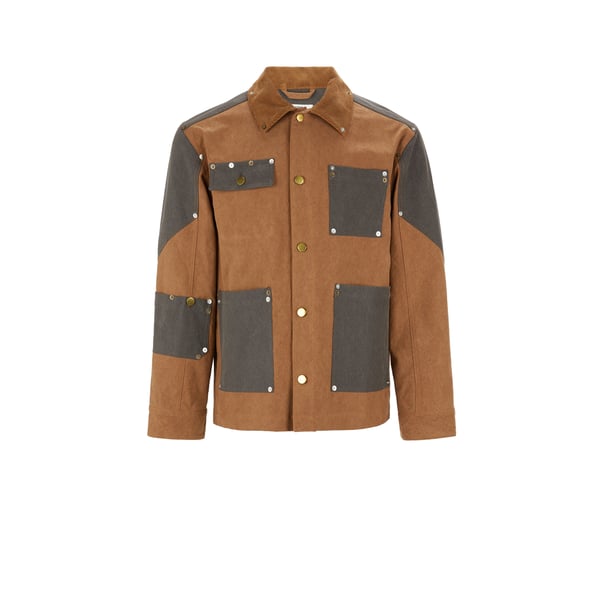 Chemise bicolore en coton