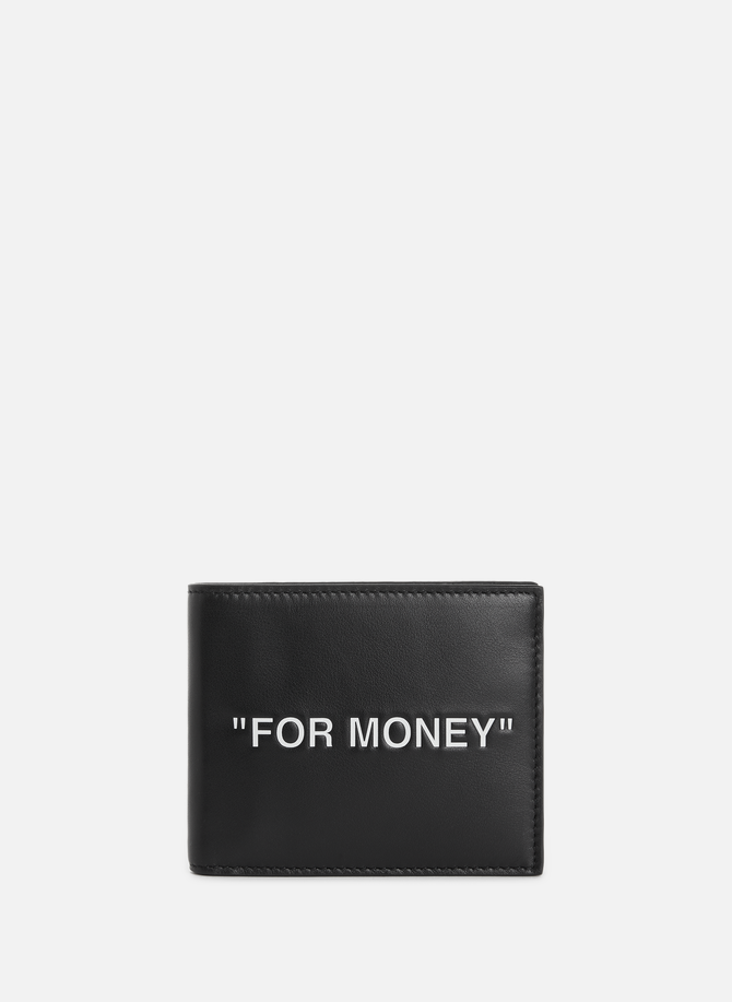 ?FOR MONEY? wallet OFF-WHITE