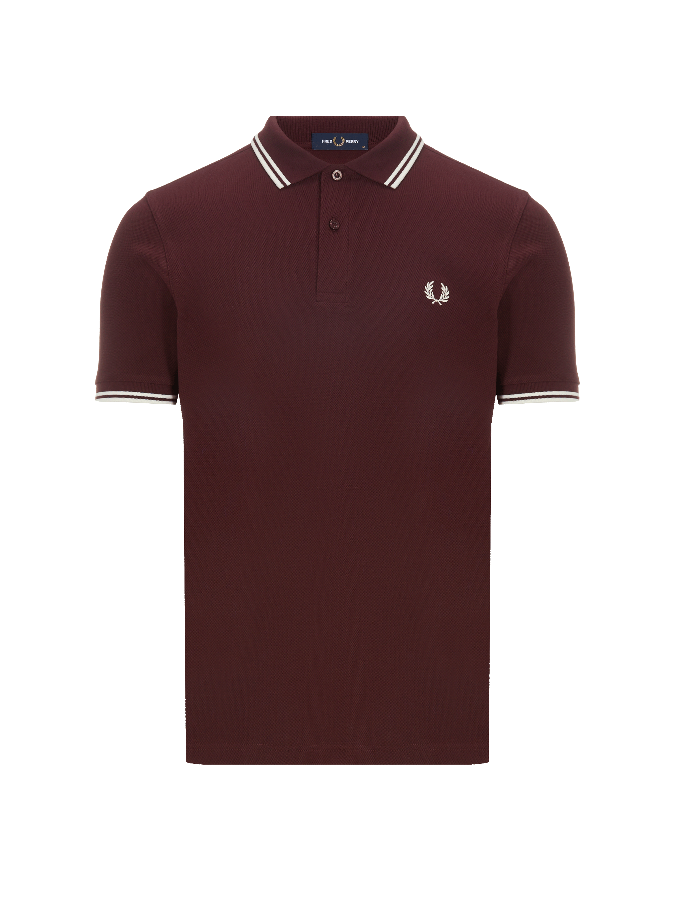 FRED PERRY Cotton piqué polo shirt Red