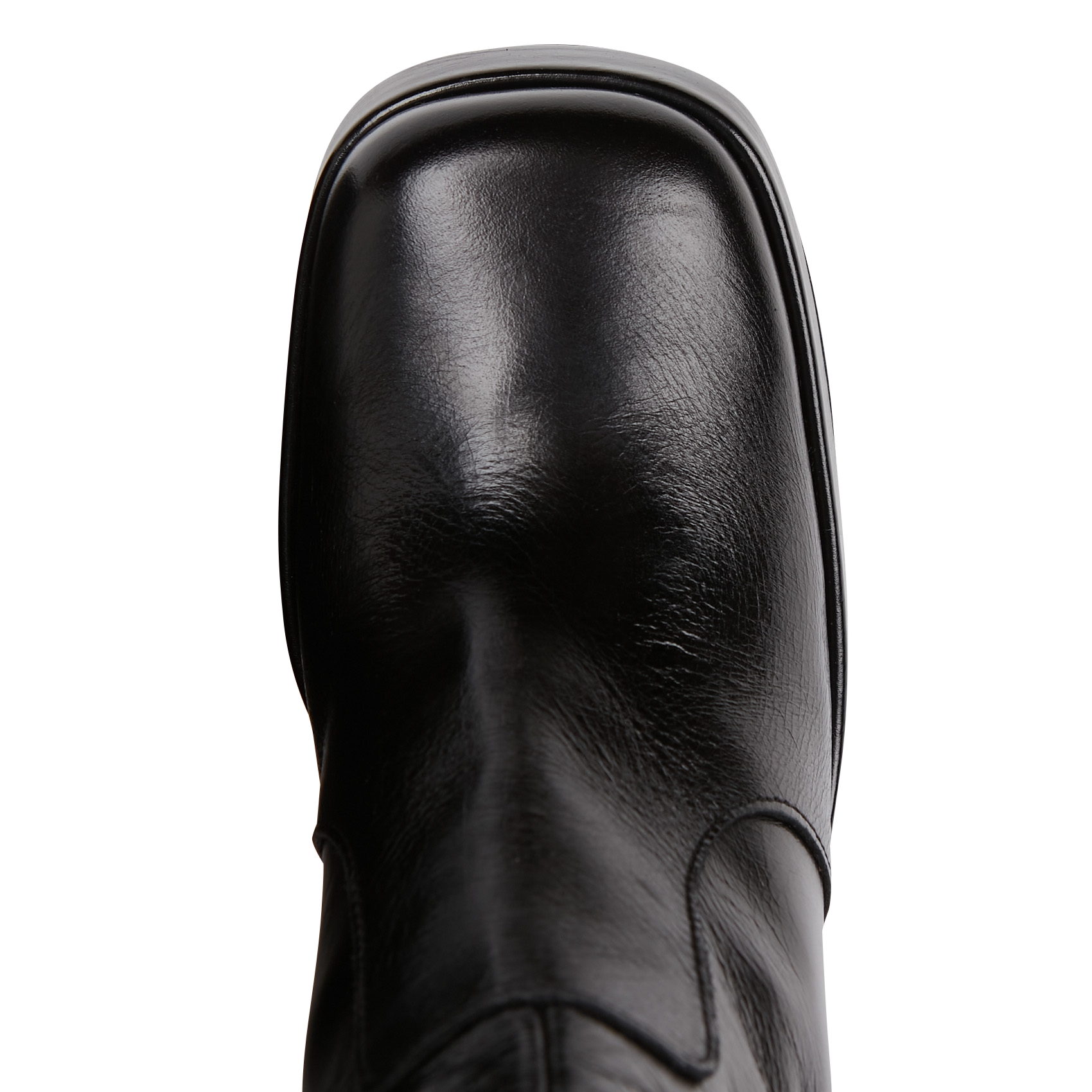 Bottines à talons en cuir vieilli ben JONAK Noir